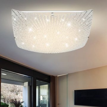 Globo LED Deckenleuchte, Leuchtmittel inklusive, Warmweiß, Deckenleuchte Glas Dekorlampe Esszimmerleuchte Deckenlampe 1