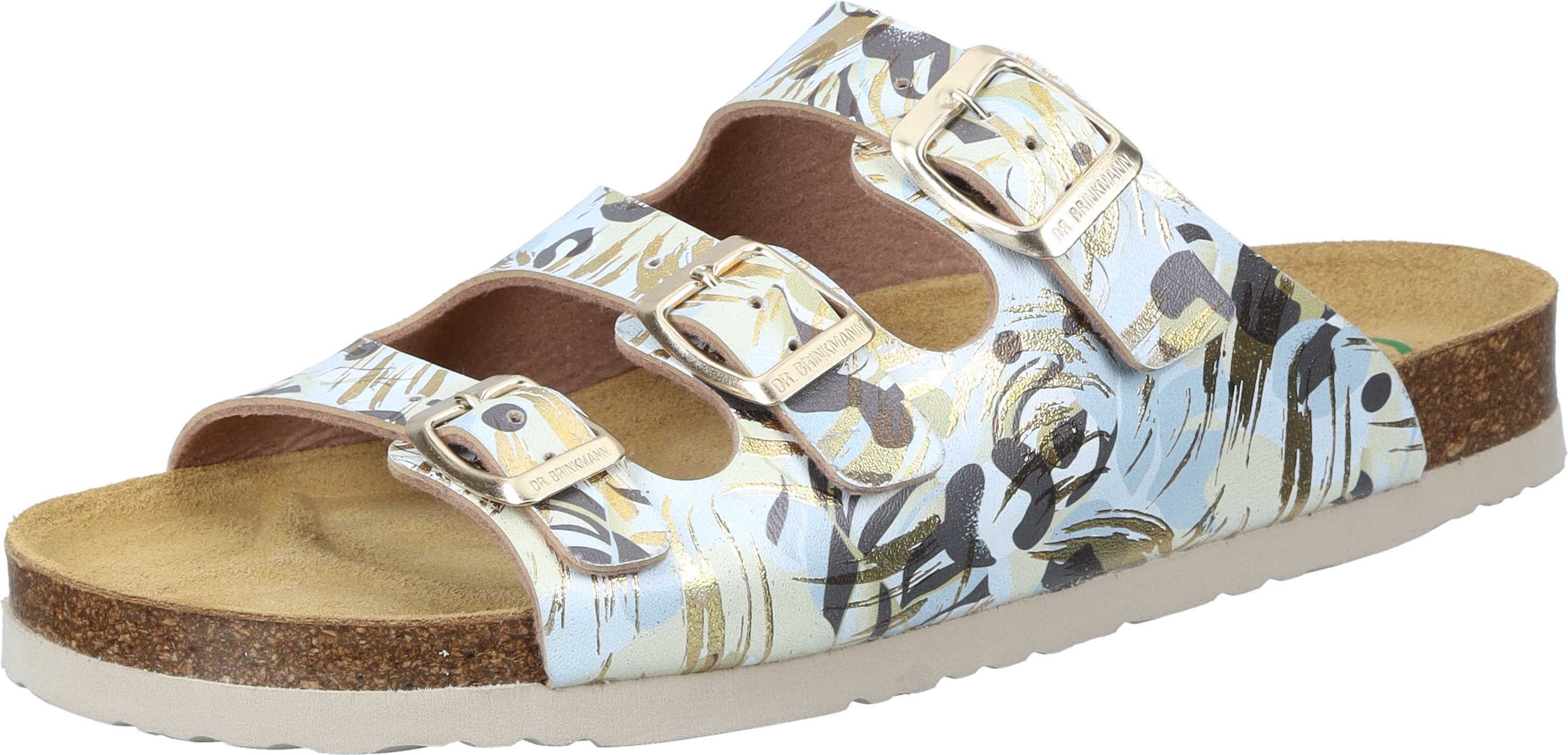 Dr. Brinkmann Pantoletten Pantolette aus strapazierfähigen Gewebefasern