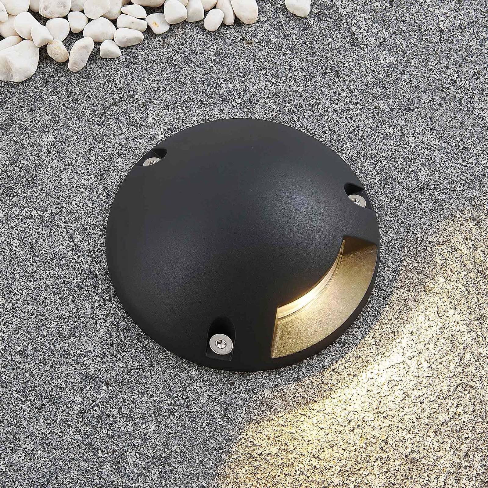 Lindby Außen-Wandleuchte Huban, 1 x 1,6 W LED, warmweiß
