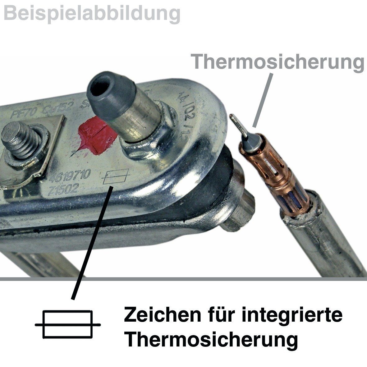 easyPART Heizstab wie BOSCH 12004179 Heizung Heizelement Heizstab, Waschmaschine
