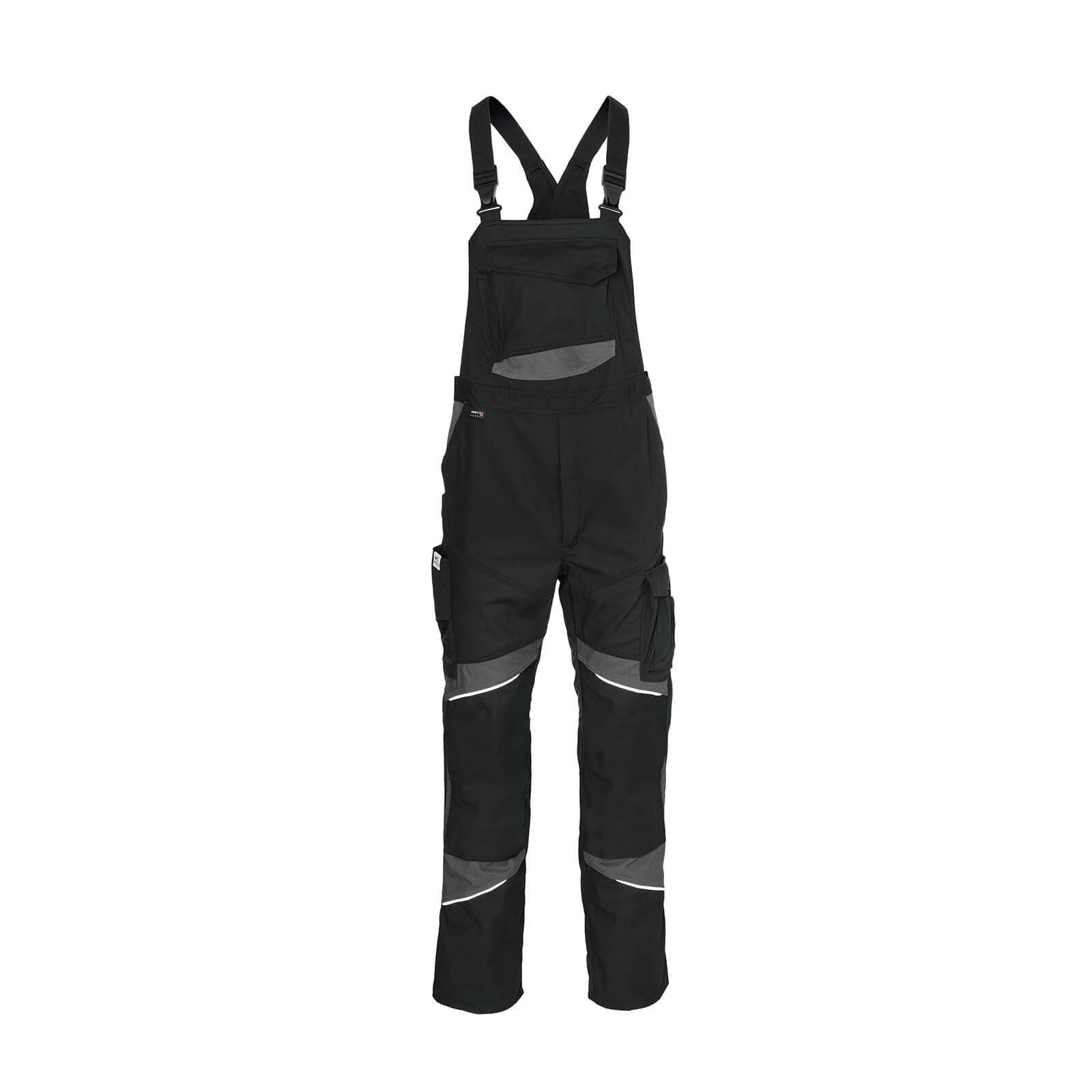 Latzhose Kübler Activiq cotton+ Latzhose schwarz/anthrazit