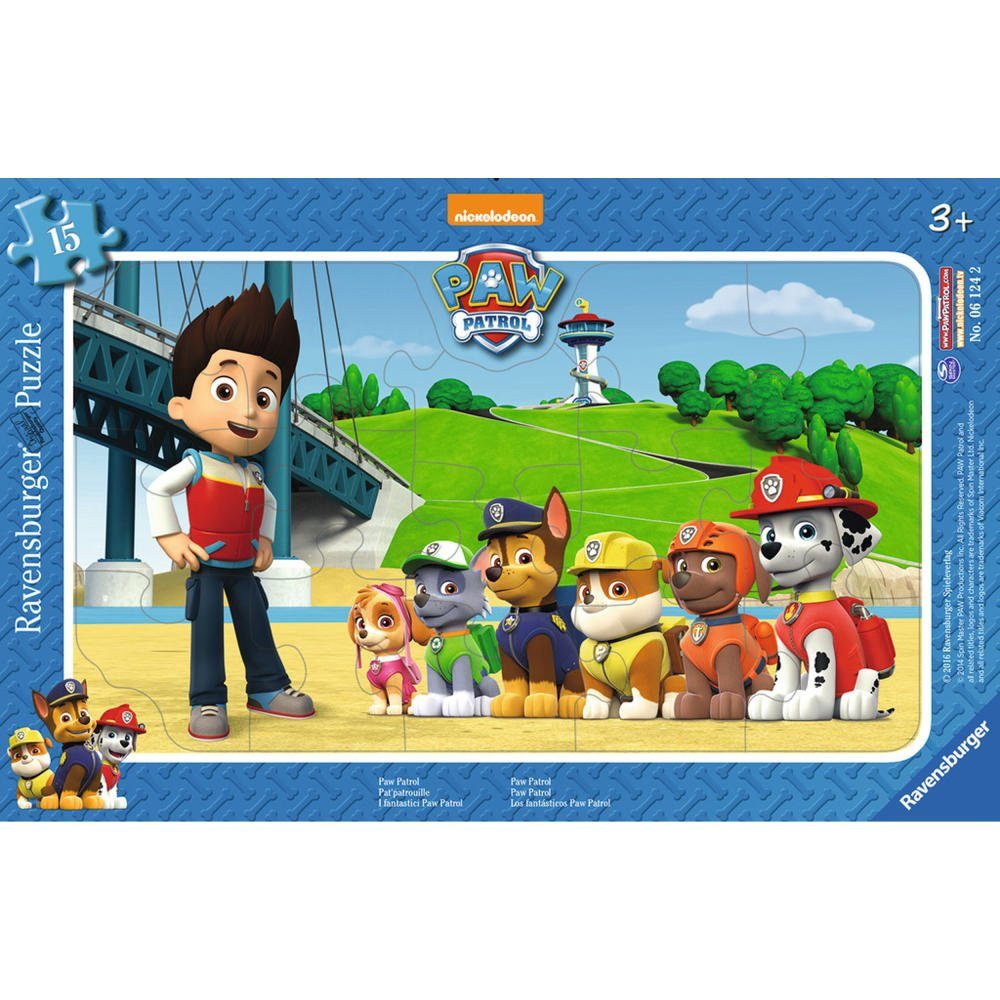 Ravensburger Rahmenpuzzle Paw Patrol 15 Puzzleteile - Rahmenpuzzle