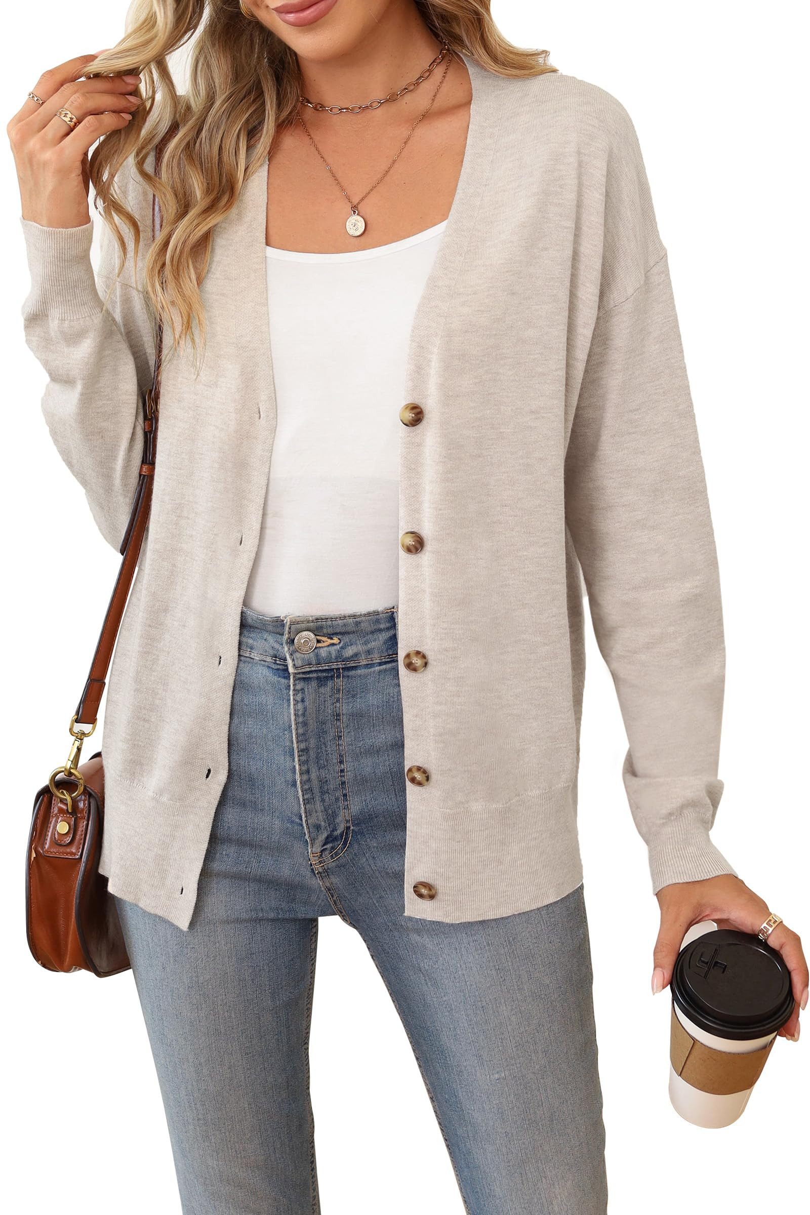 Arach&Cloz Strickjacke Arach&Cloz Damen Cardigan Strickmantel günstig online kaufen