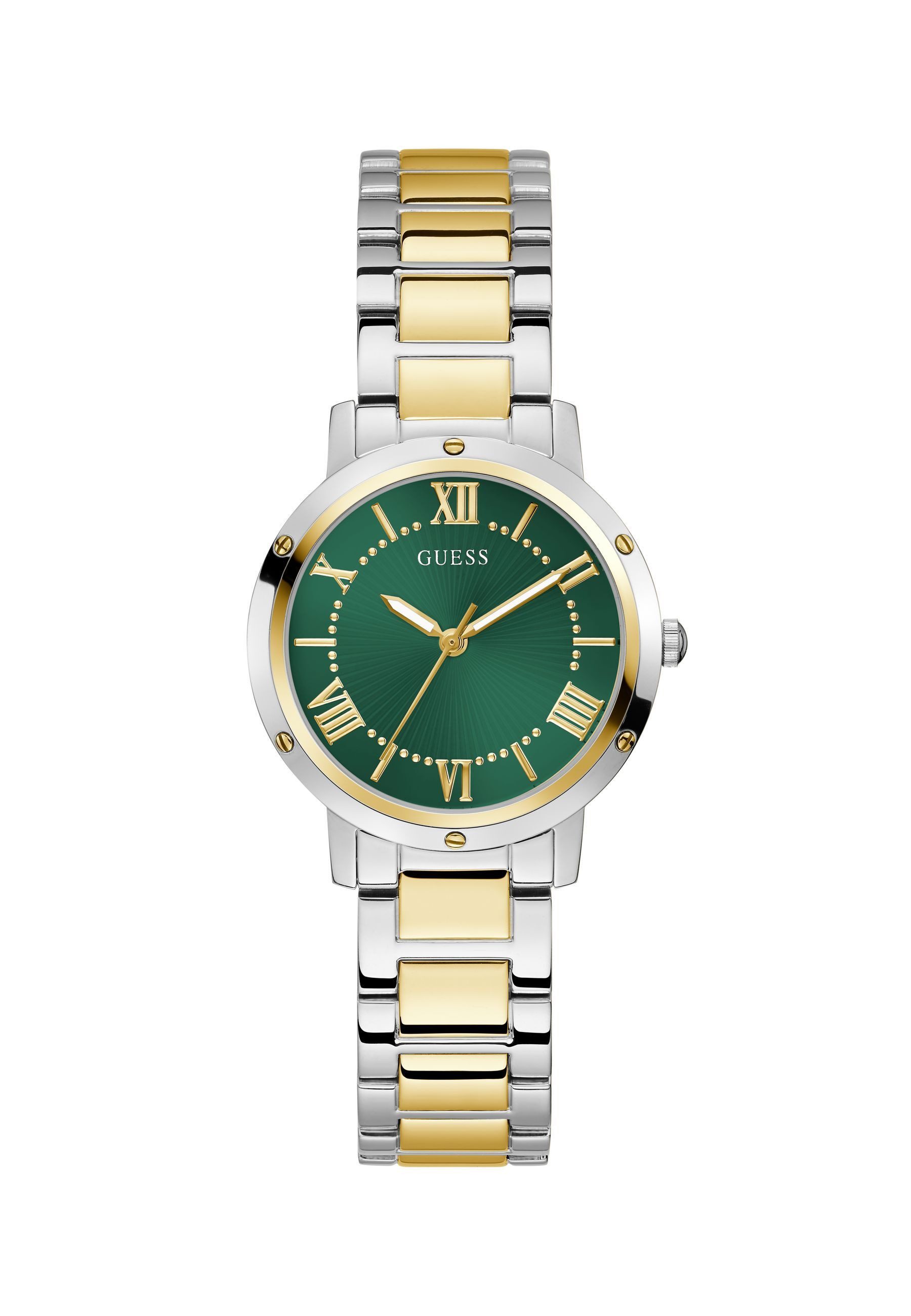 Guess Quarzuhr DAWN, (1-tlg), Quarz-Analoguhr günstig online kaufen