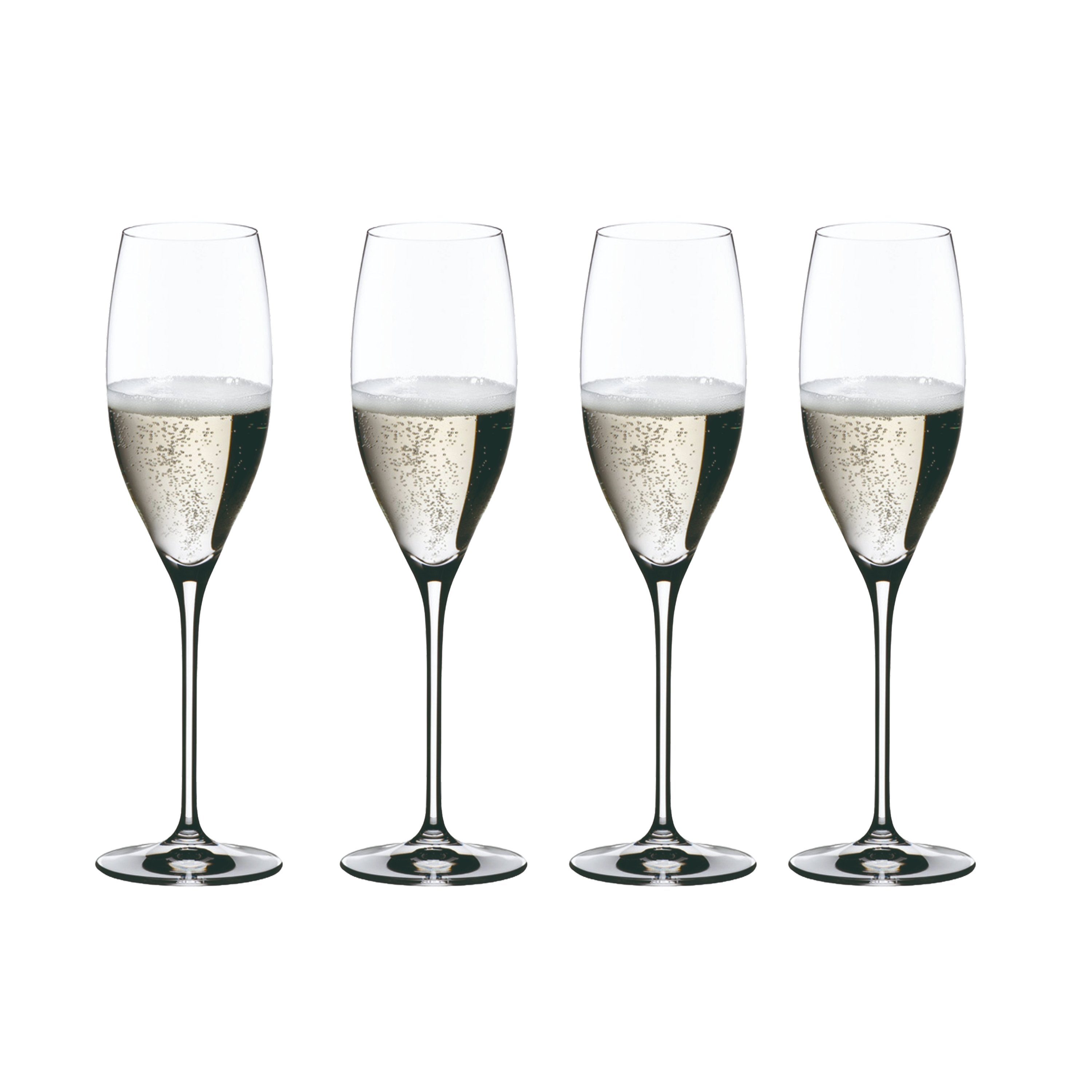 RIEDEL THE WINE GLASS COMPANY Champagnerglas Riedel Vinum Cuvée Prestige Set of 4, Glas