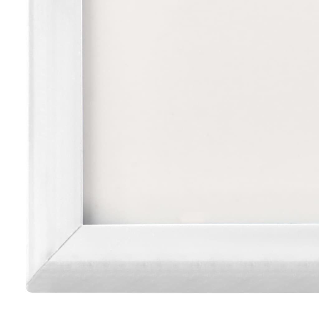 PVC, Weiß. möbelando (3er (B/H) in cm (Polystyrol) Neidenfels, aus 40x50 Abmessungen MDF, Bilderrahmen PS Set),
