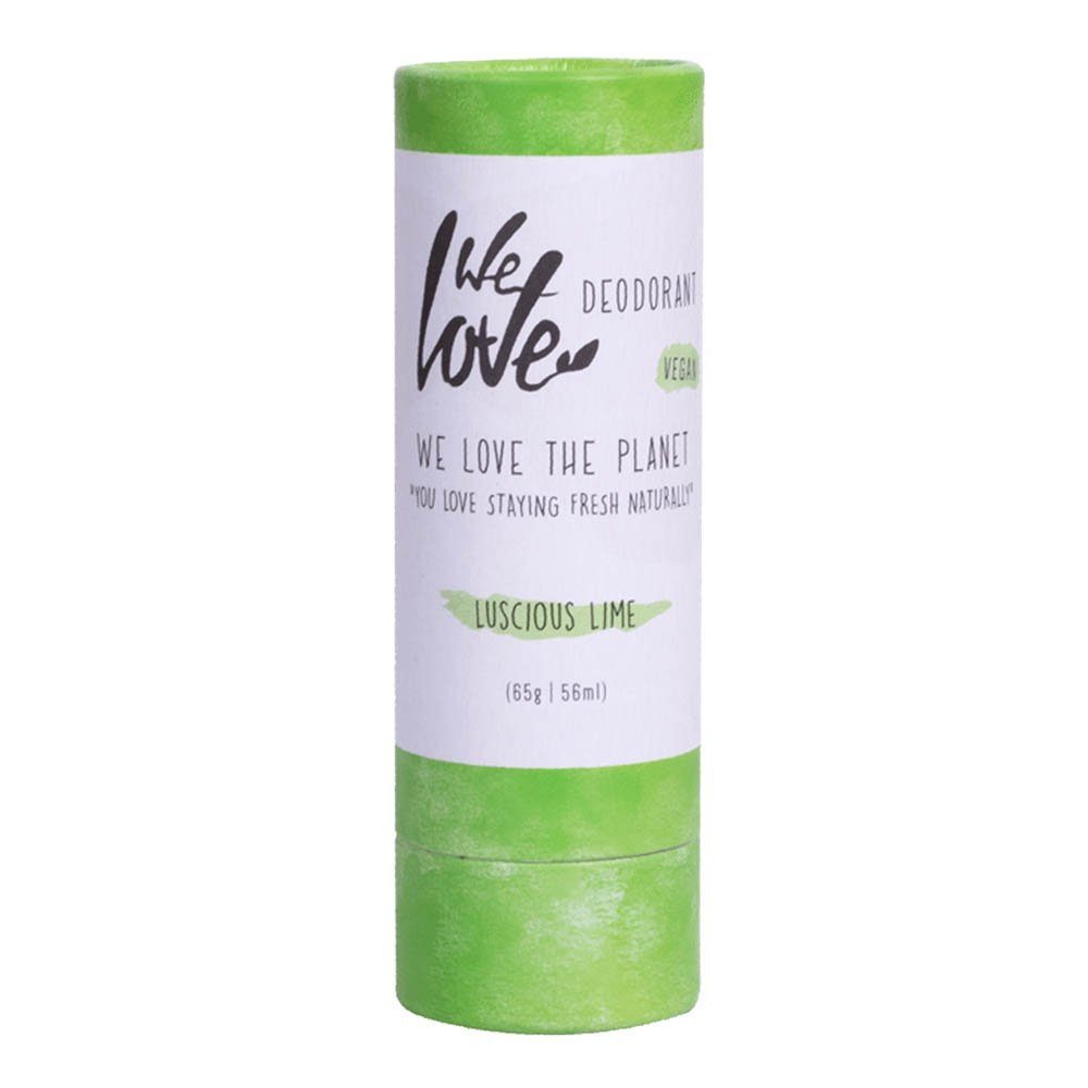 We Love The Planet Deo-Stift Deo Papertube Luscious - 65g Stick Lime