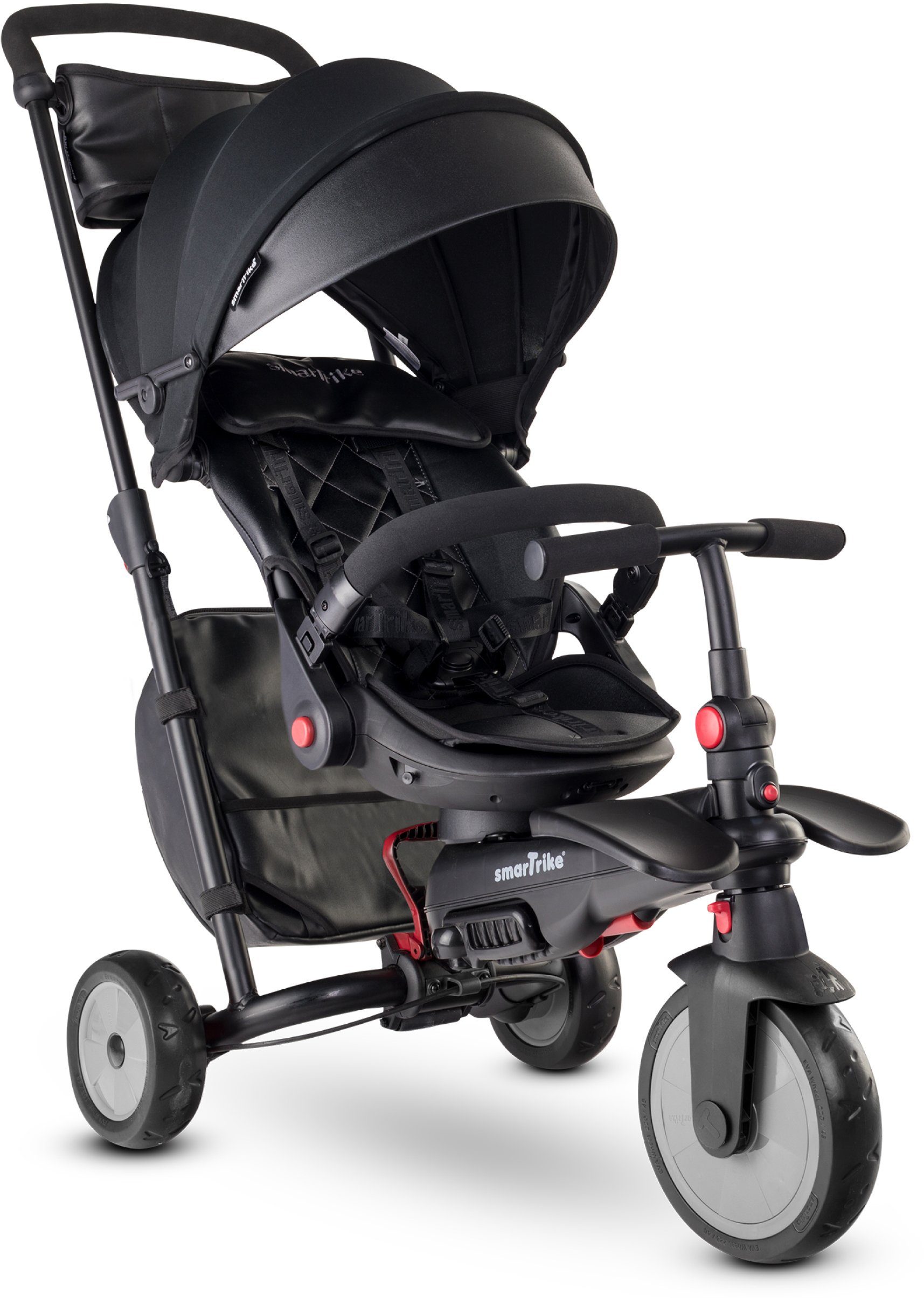 Image of smarTrike® Dreirad »smarTfold STR7, Schwarz«, mit verstellbarem Sonnenschutzdach