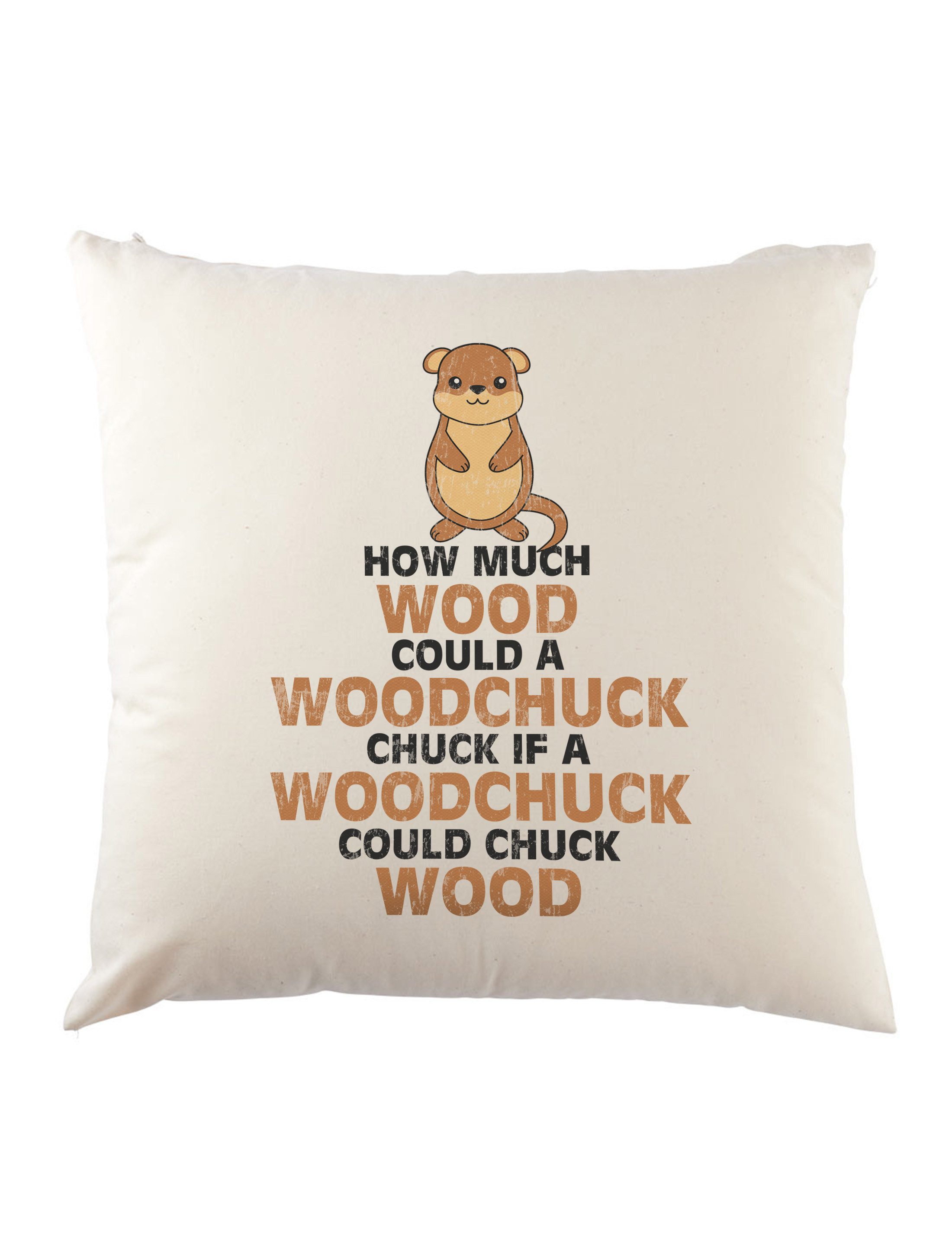 Urban Backwoods Dekokissen Woodchuck Dekokissen Holzfäller Axt Waldarbeiter Förster Logger, Lumberjack Woodcutter Woodsman Woodworker