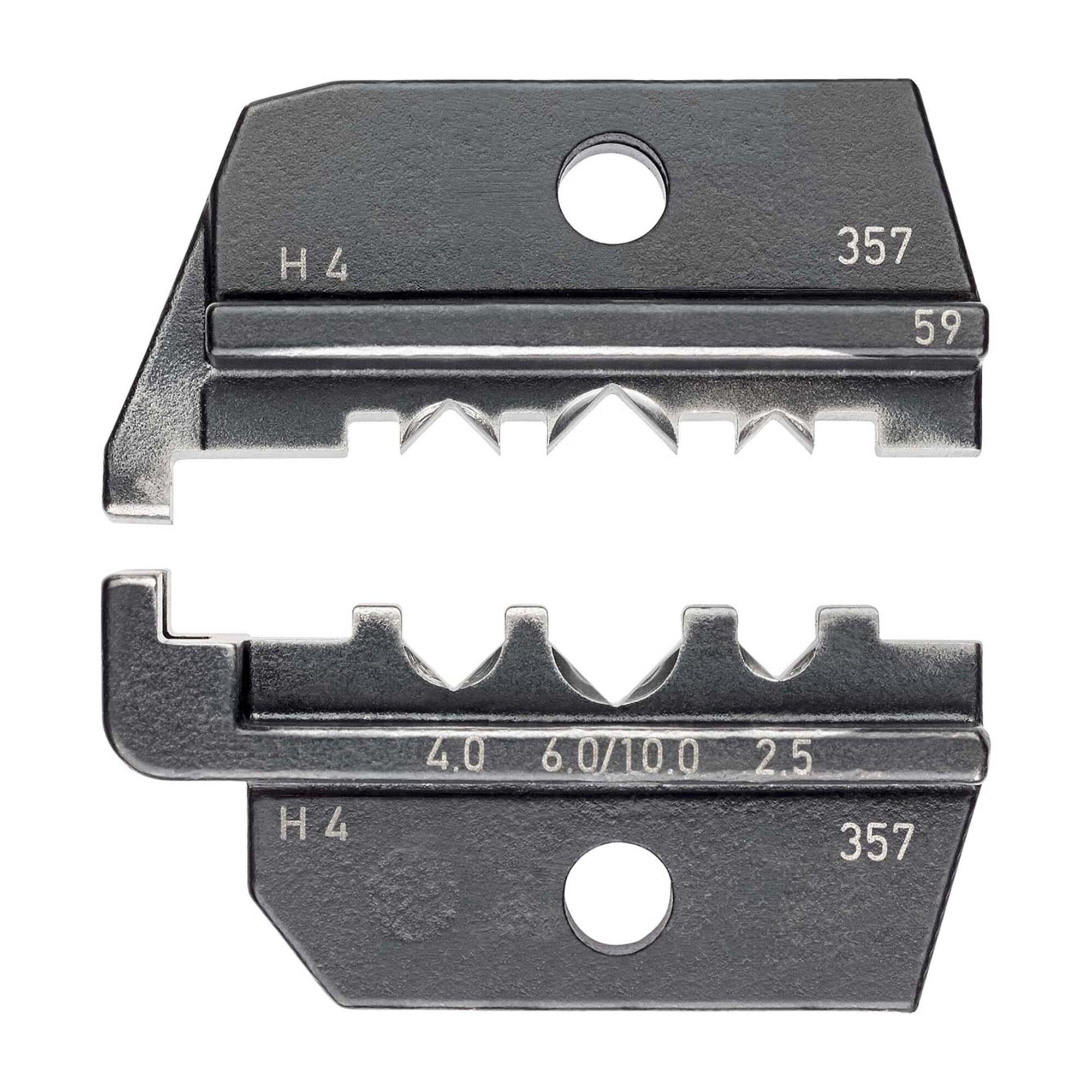 Knipex Crimpzange KNIPEX 97 49 59 Crimpeinsatz für Solar-Steckverbinder Helios H4 (Amphe