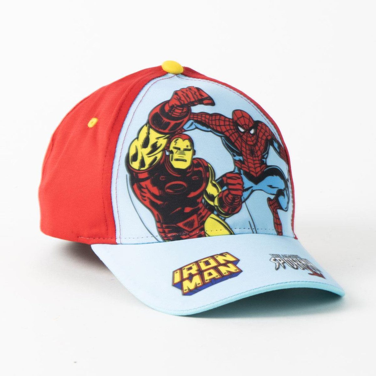 MARVEL Baseball Cap Avengers Spider Man Kinder Cap Baseballkappe Schirmmütze 53 cm (Packung)