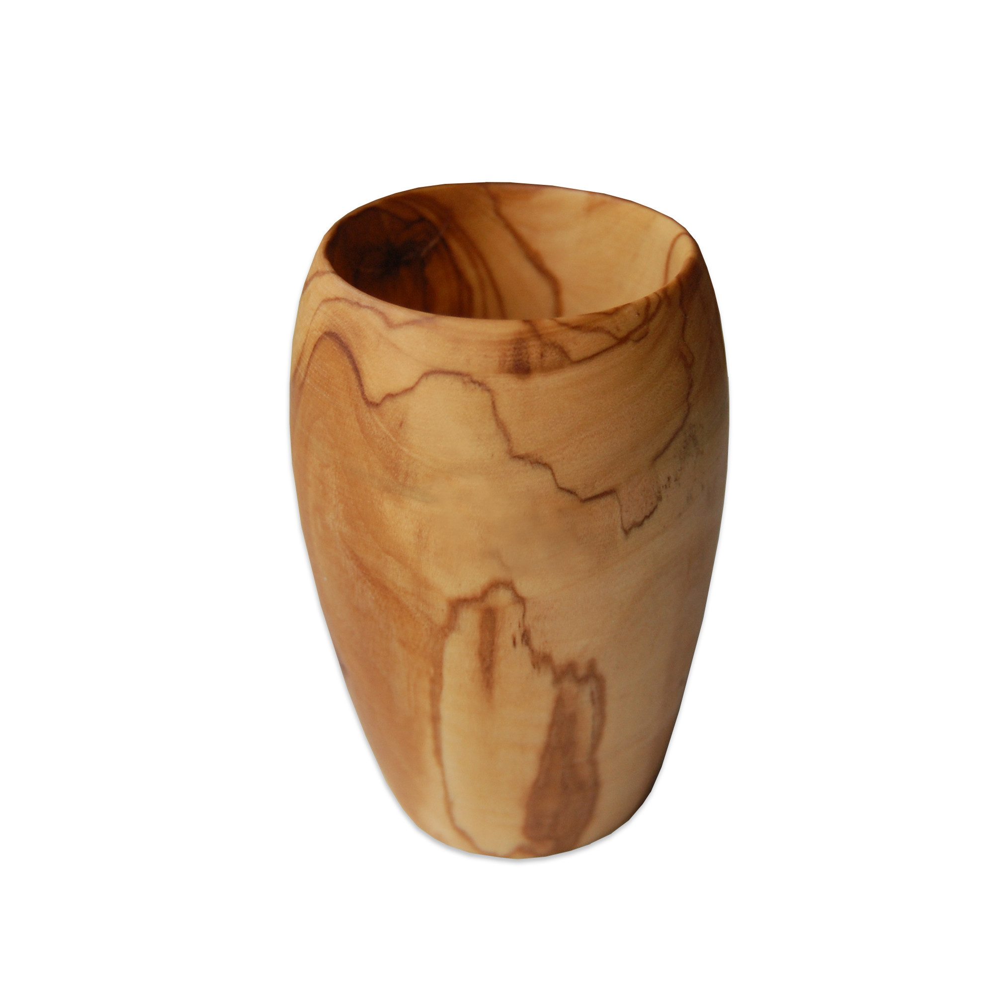 Olivenholz-erleben Zahnputzbecher Zahnputzbecher KLEIN aus Olivenholz, (1-S günstig online kaufen