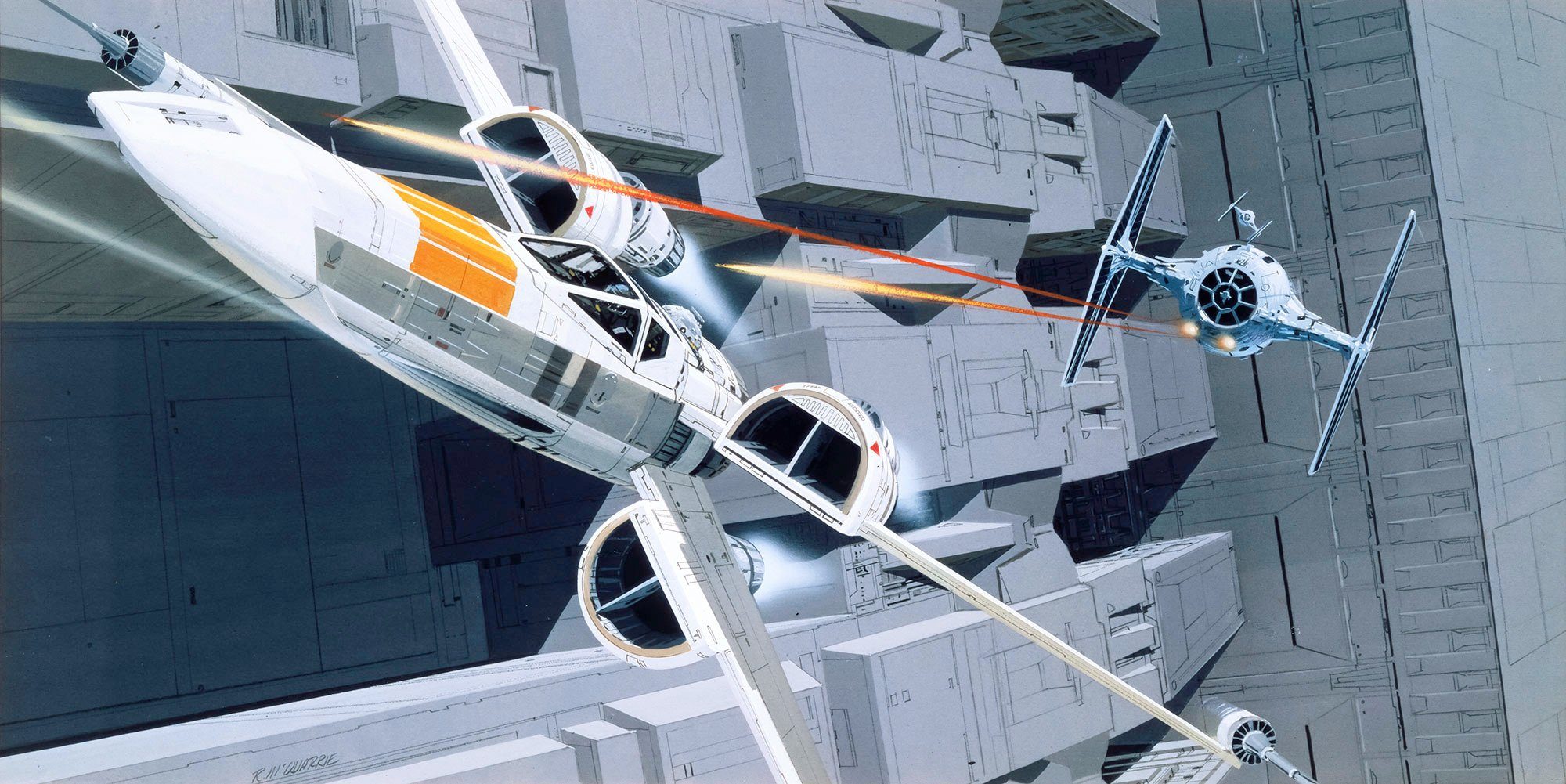 Komar Vliestapete Star RMQ (Breite cm 500x250 Classic vs x Wars TIE-Fighter, X-Wing Höhe)