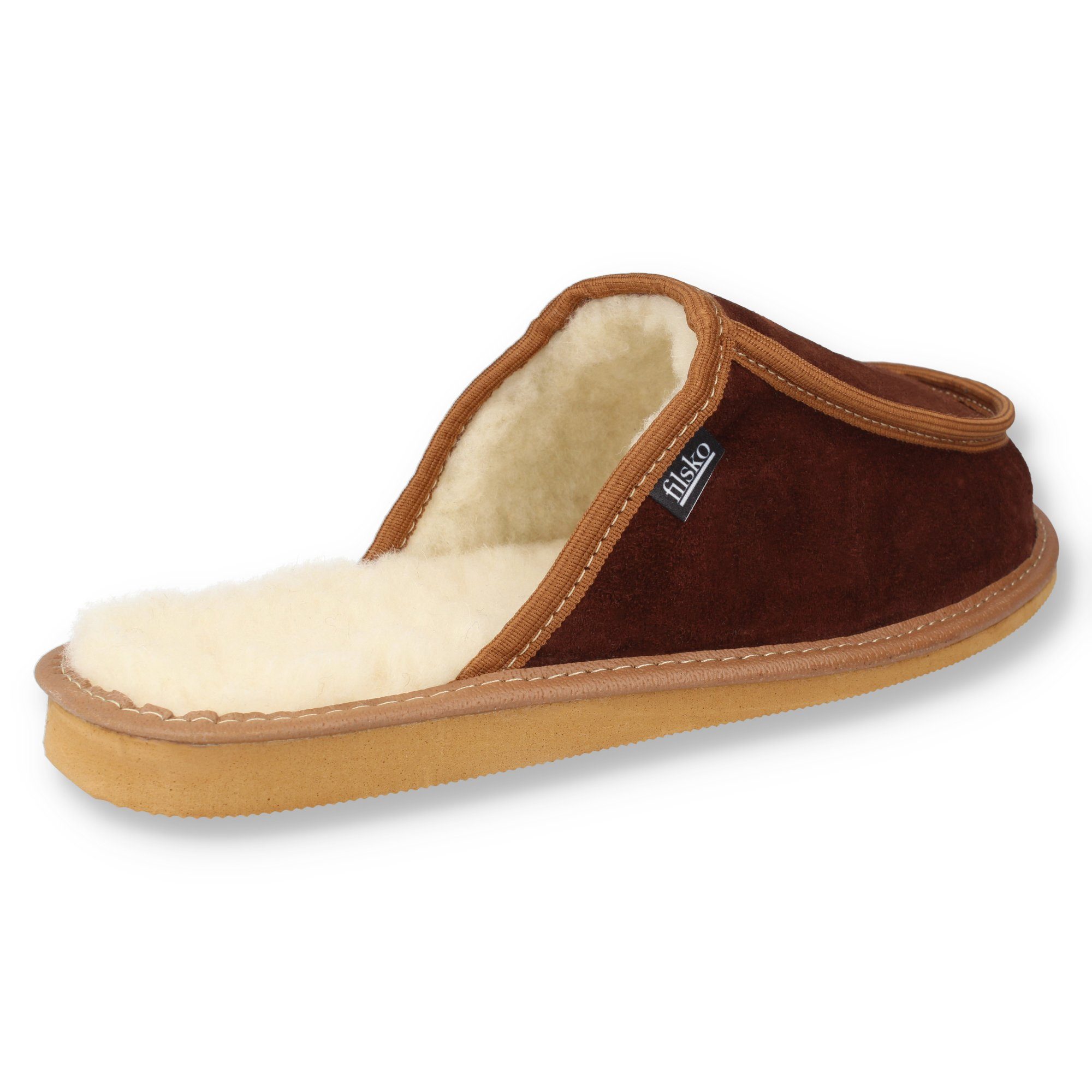 filsko Lunde Kuschelige Winter Pantoffeln für Damen und Herren Hausschuh