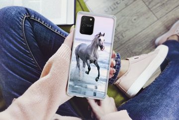 MuchoWow Handyhülle Pferde - Luft - Meer, Phone Case, Handyhülle Samsung Galaxy S10 Lite, Silikon, Schutzhülle