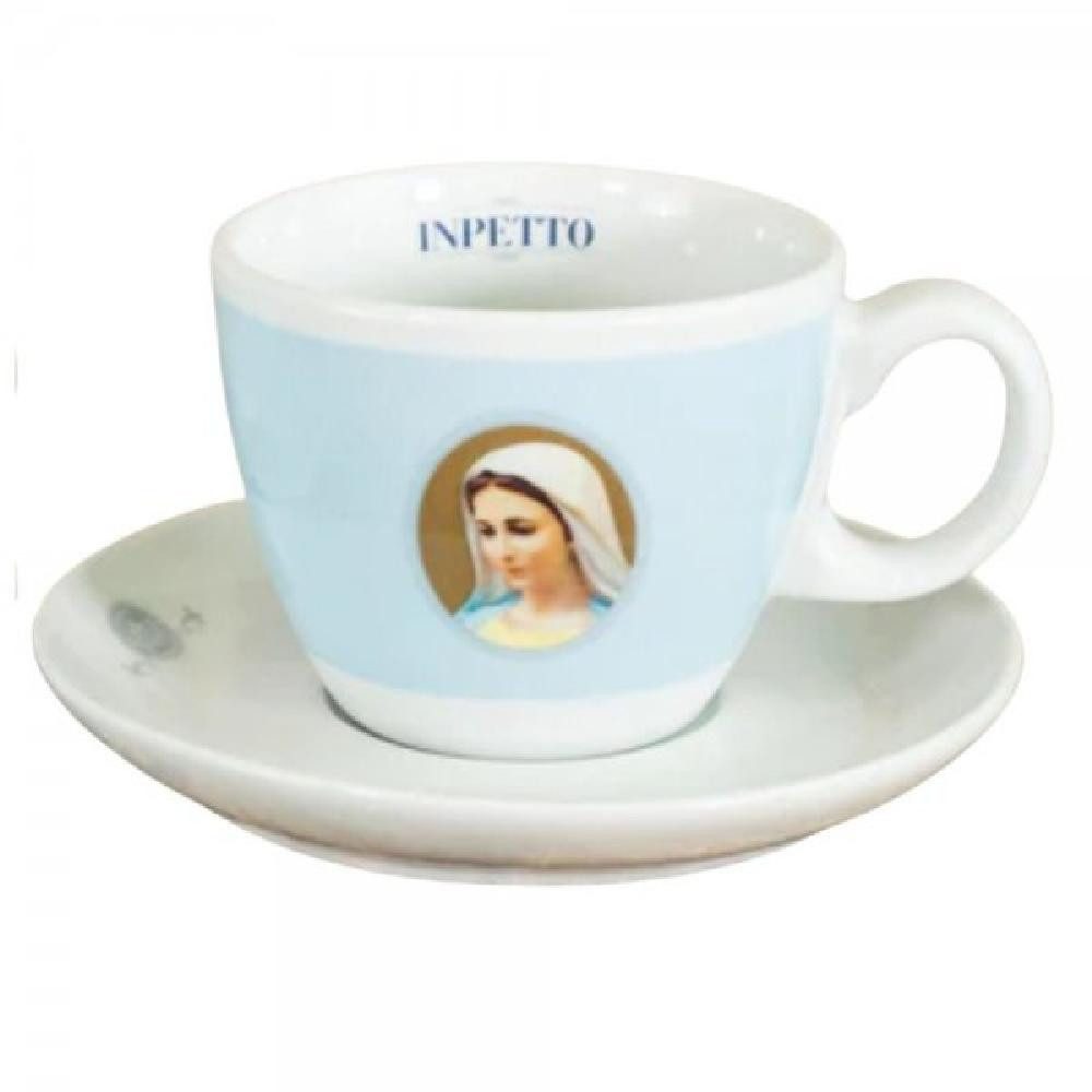 Inpetto Tasse Inpetto Milchkaffeetasse mit Untertasse (2-teilig)