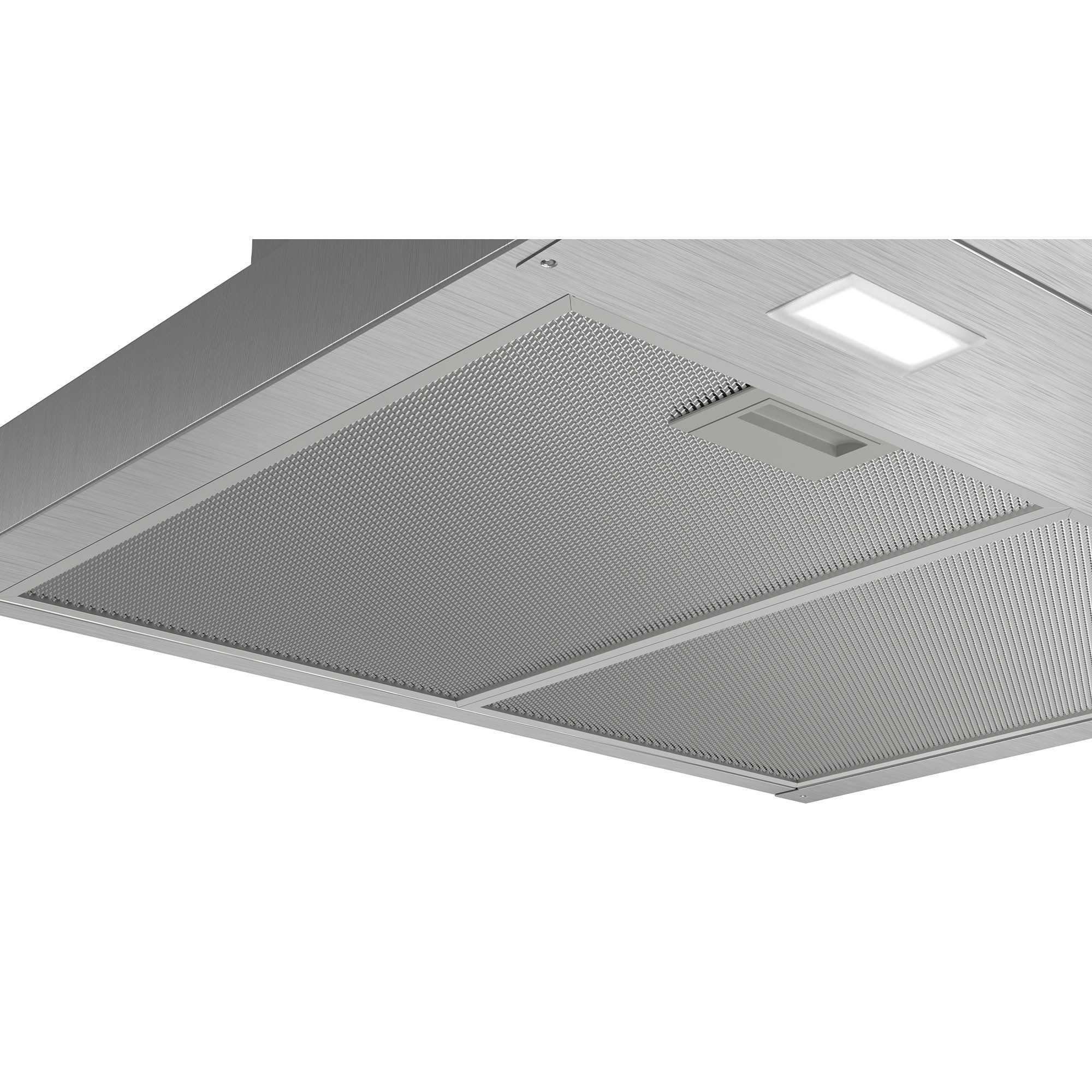 BOSCH Wandhaube DWB66BC50 DWB66BC50, LED-Beleuchtung, Metallfettfilter, 3 Leistungsstufen, Umluft, Ablust