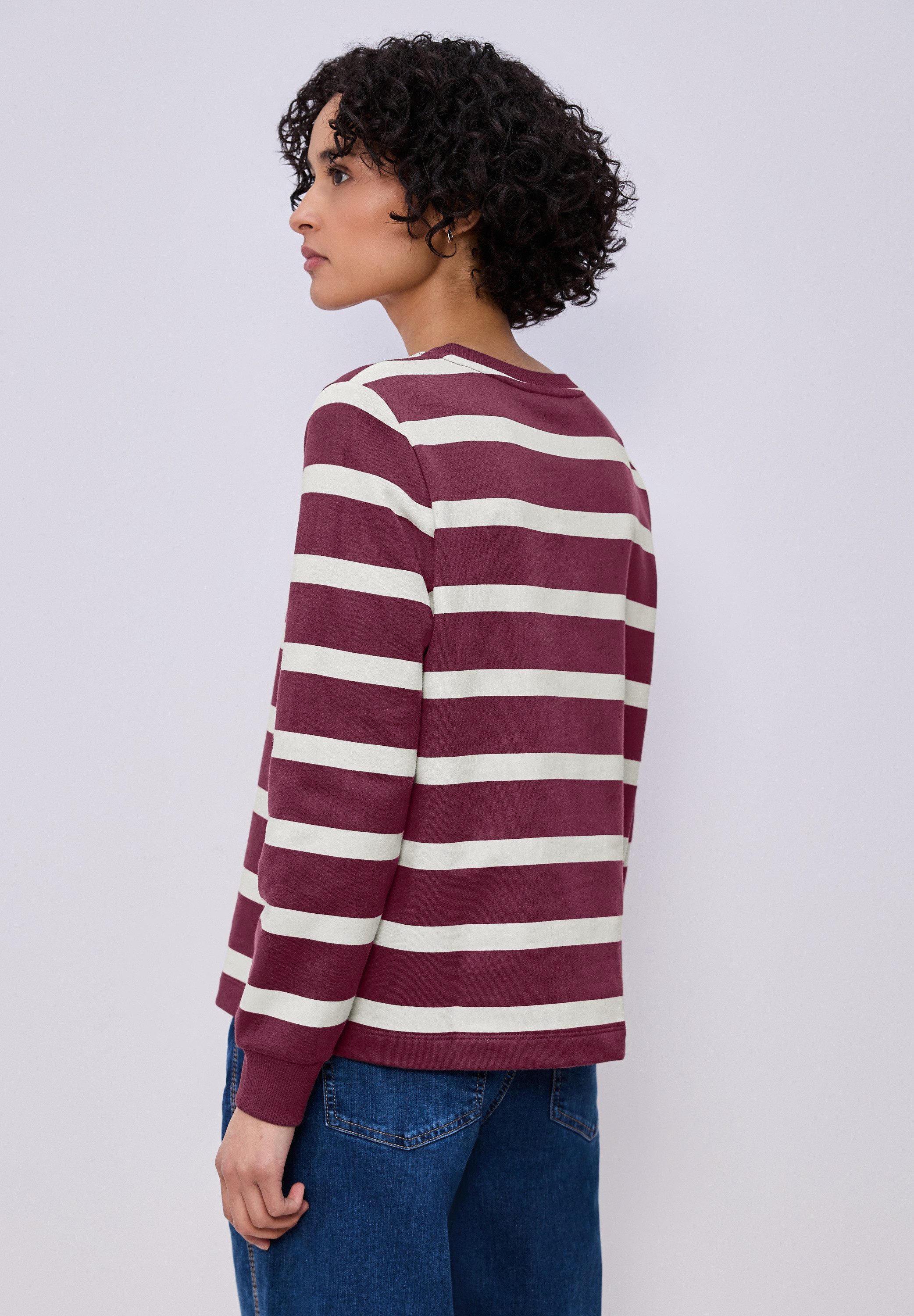 STREET ONE Sweatshirt im Streifen-Design