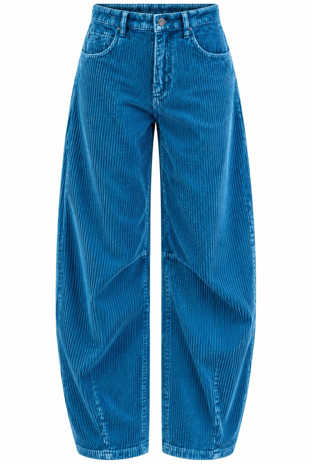Freeman T. Porter Cordhose April Polar - modische Cordhose im Barrel-Cut mit weitem Bein
