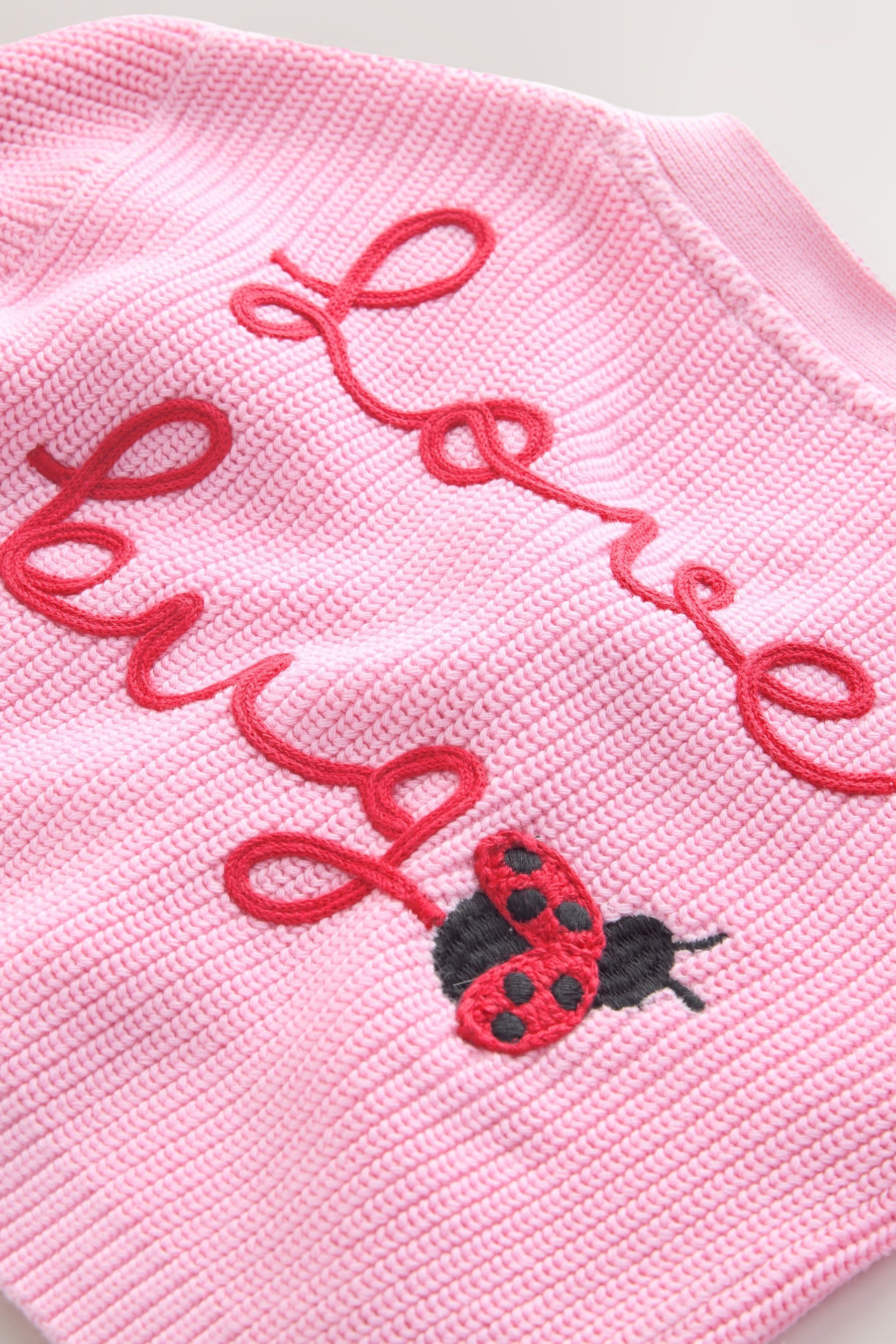 Next Strickjacke Strickjacke, Love Bug (1-tlg)