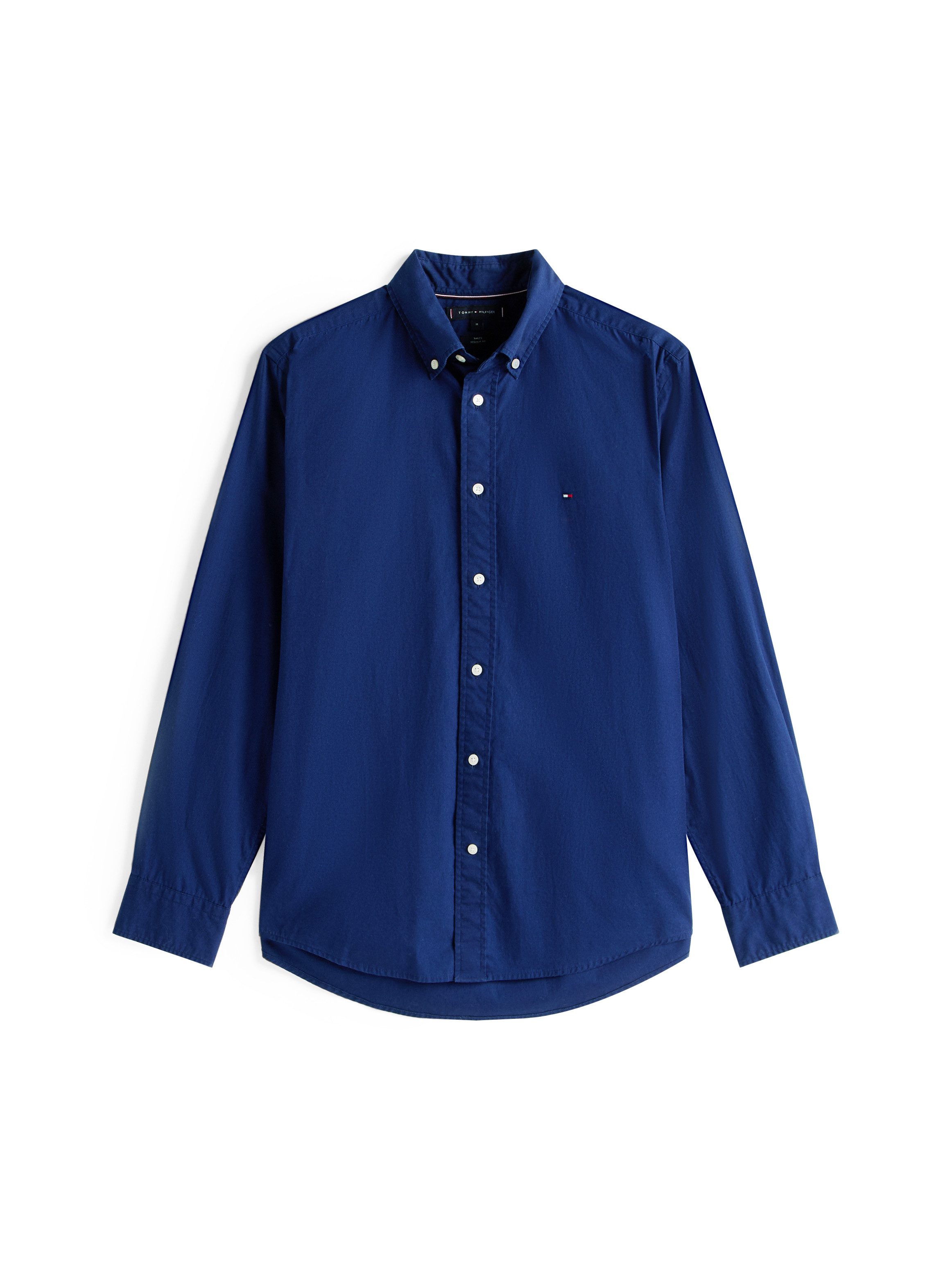 Tommy Hilfiger Businesshemd FLEX POPLIN SOLID Regular Fit Flex Cotton