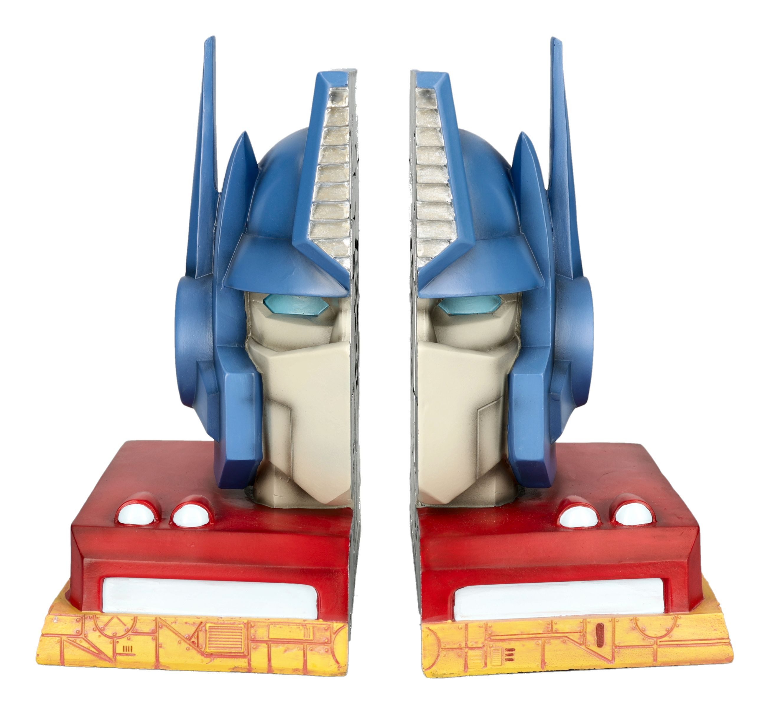 Figuren Shop GmbH Buchstütze Optimus Prime Figur – Transformers Statue Buchstützen Set 20 cm Deko (2 St)