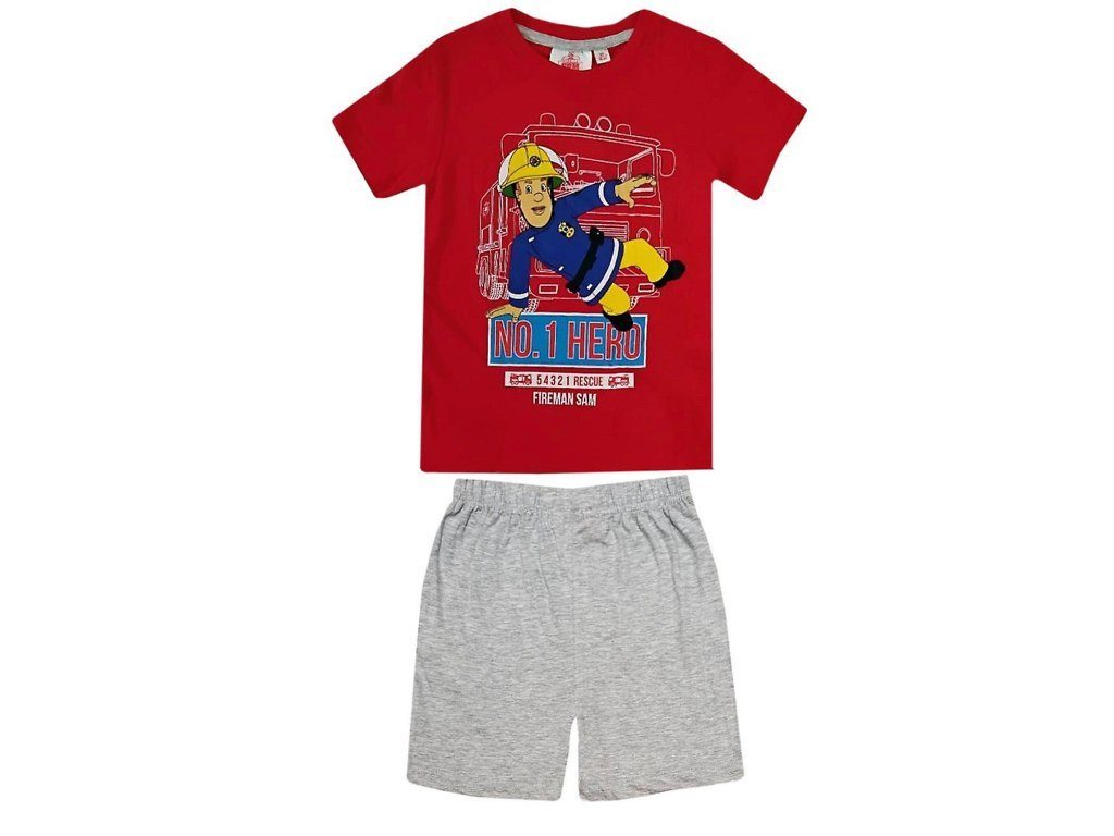 Pyjama Feuerwehrmann Sam Shorty Pyjama