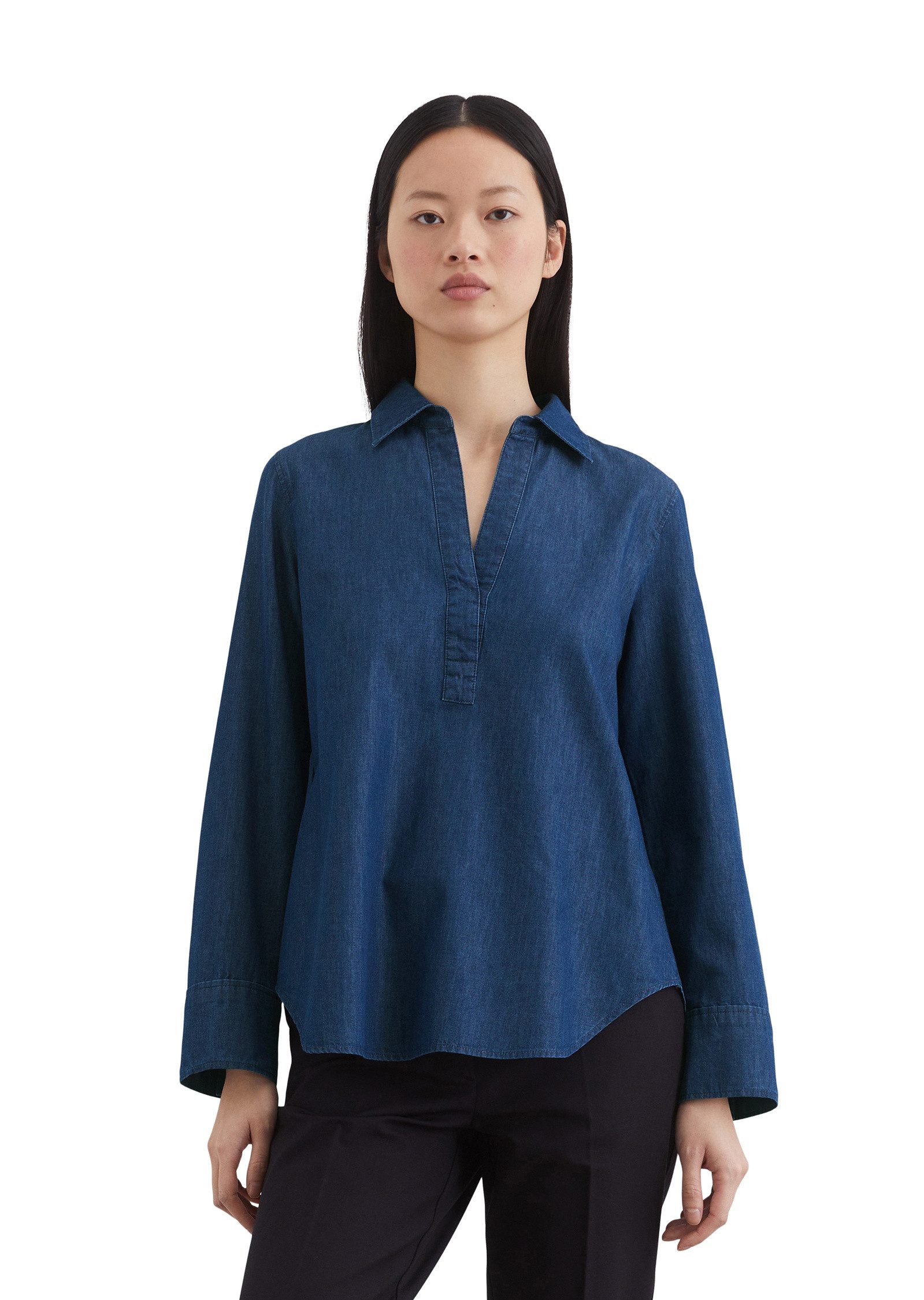 Langarmbluse mit TENCEL™ Lyocell
