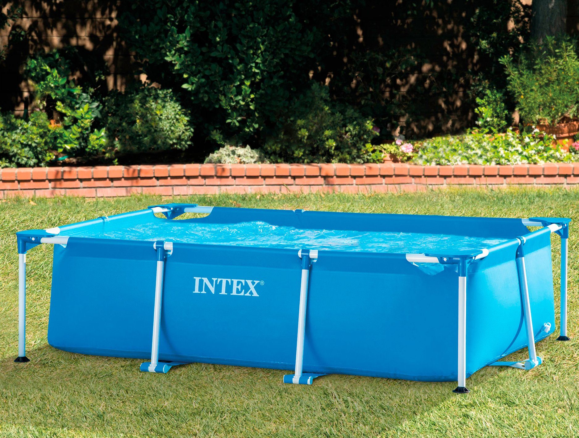 Intex Framepool Metal Frame Rectangular, BxLxH: 160x260x65 cm