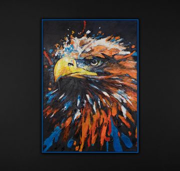 YS-Art Gemälde Mächtiger Adler, Tier