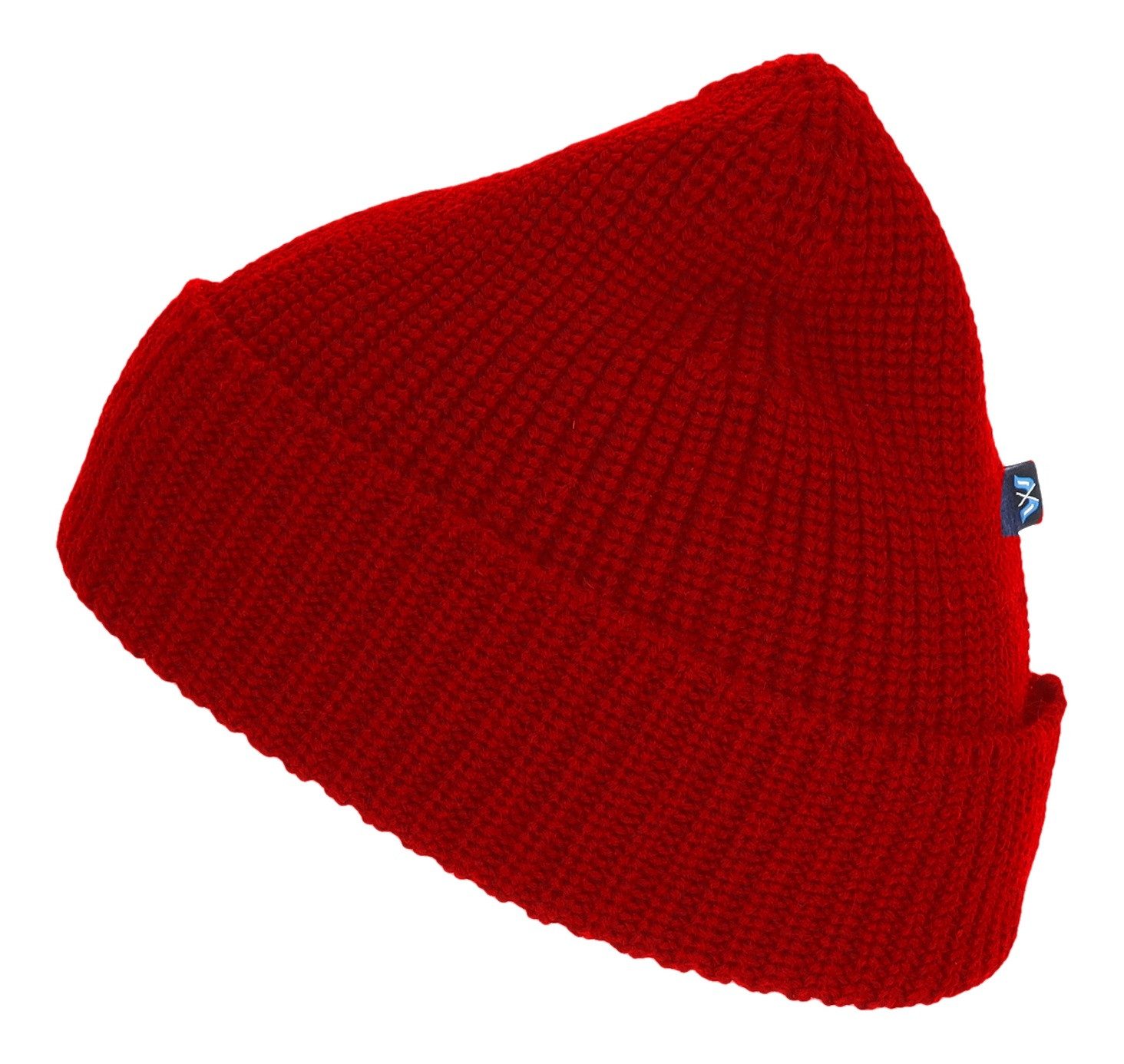 Blauer Peter Strickmütze (Packung) aus Merino in Perlfang-Optik