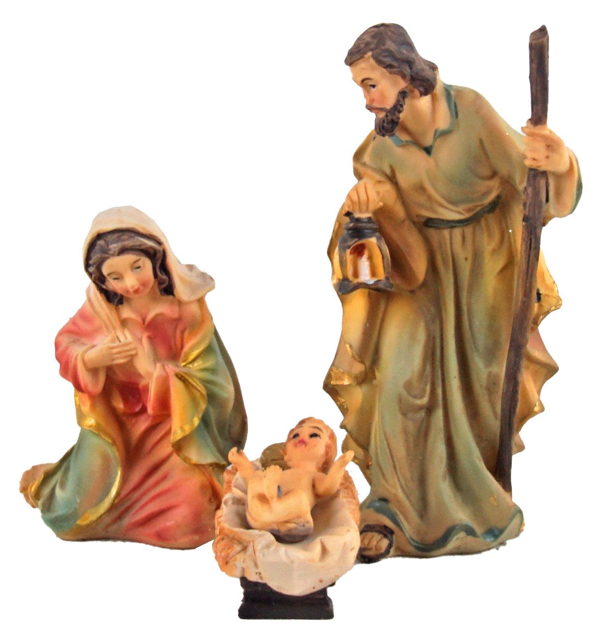 dekoprojekt Krippe Heilige Familie K 004-01 - Zauber der Heiligen Nacht (4-tlg)