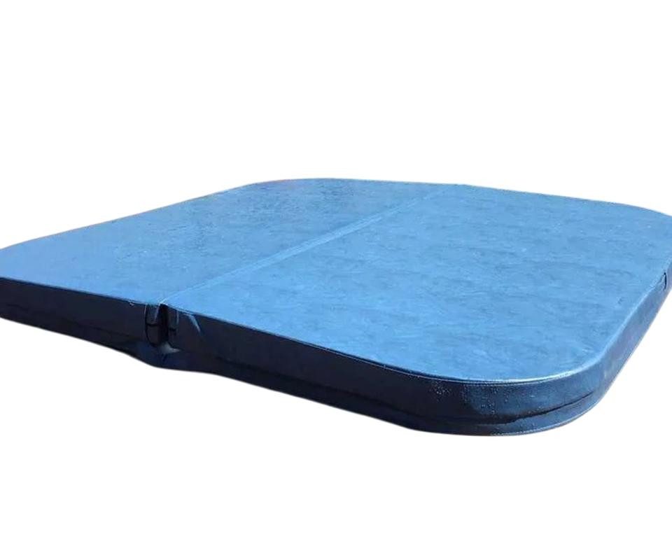 JVmoebel Pool-Abdeckplane Whirlpool-Abdeckung 200x200 cm Blau mit Lifter aus Polyurethan, Made in Europe