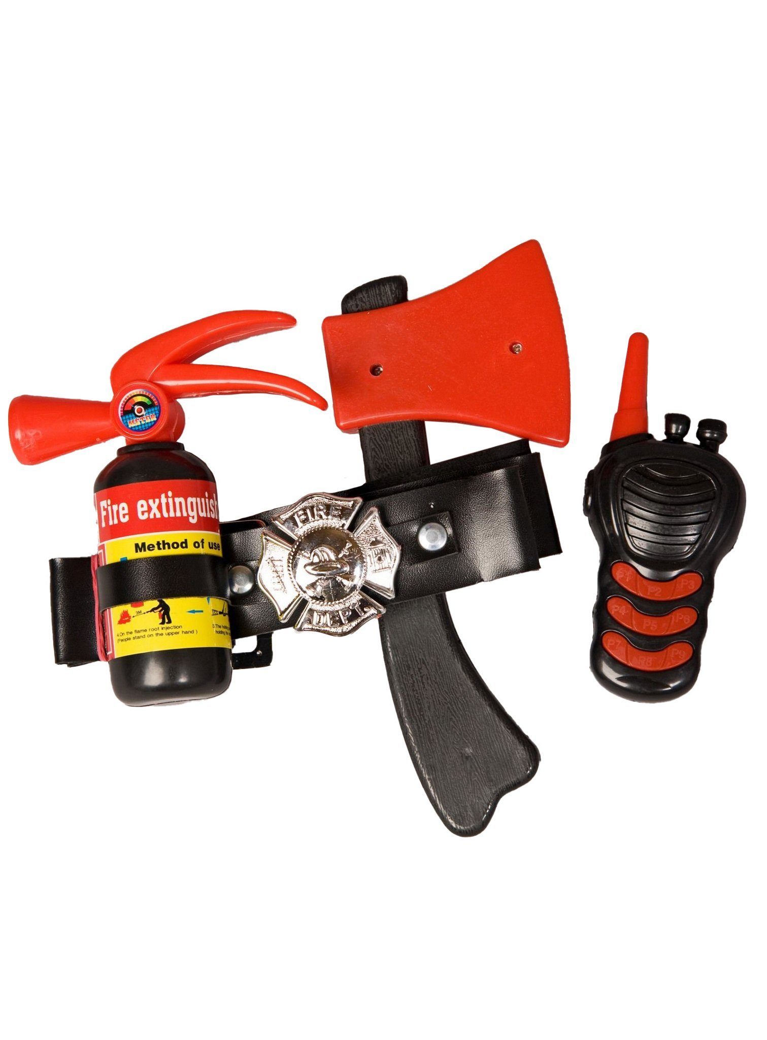 Rubie´s Kostüm Feuerwehr Zubehör-Set, Erweiterte Ausrüstung für Feuerwehrmänner