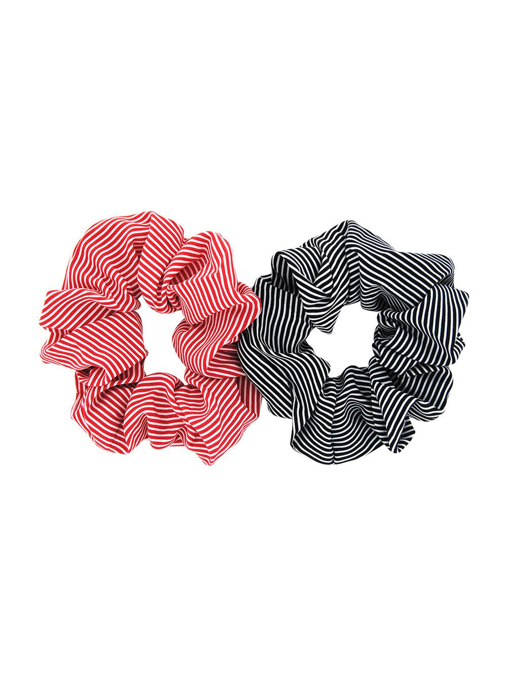 axy Haargummi XXL Scrunchie Haargummis Set, Doppelpack, 2-tlg., 2-Teiliges Scrunchies Haargummis Set, Damen Zopfgummi Haarteil Haarband Zopfhalter