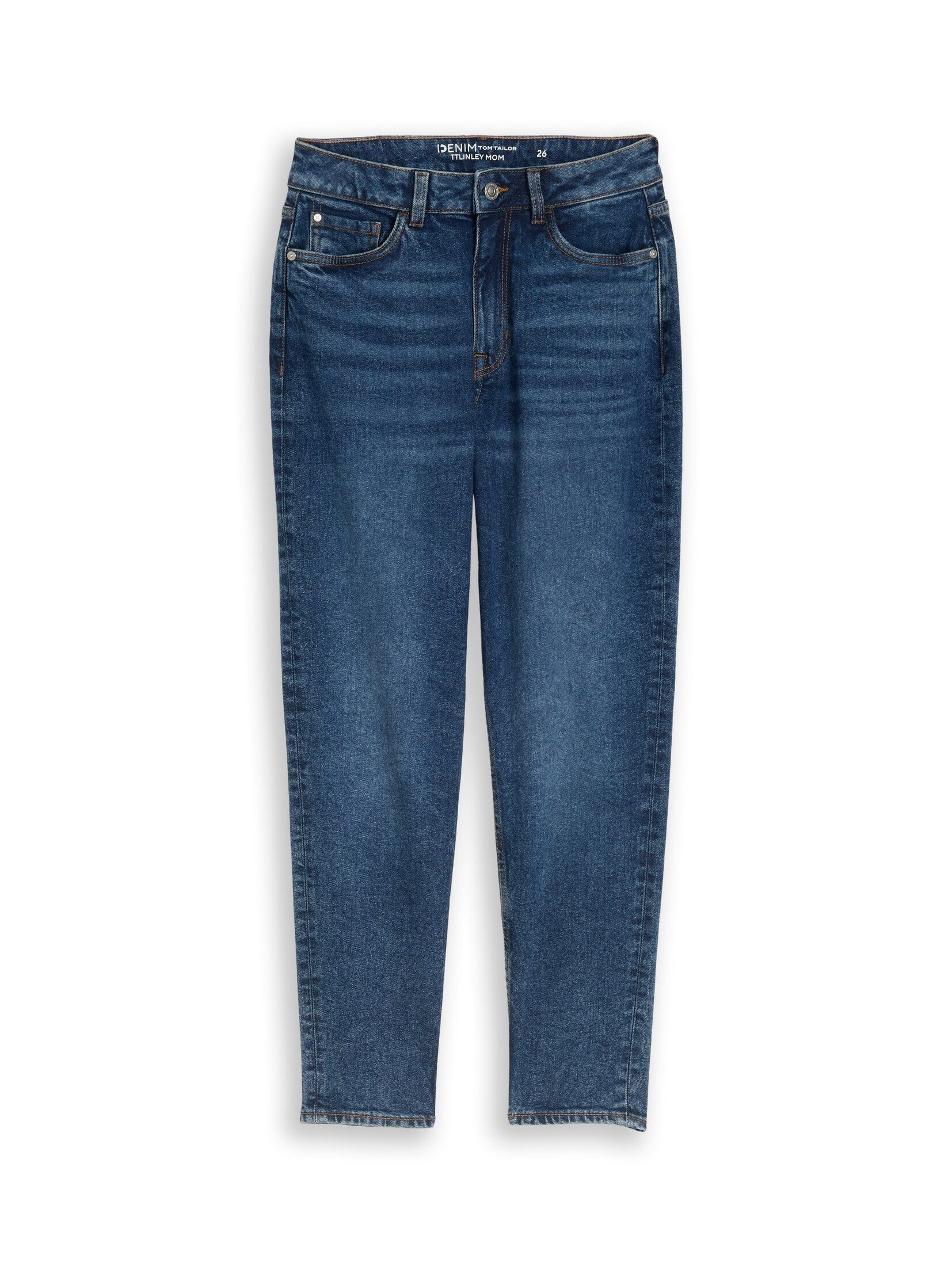 TOM TAILOR Denim Ankle-Jeans Jeanshosen TTLINLEY MOM High Waist Ankle Jeans