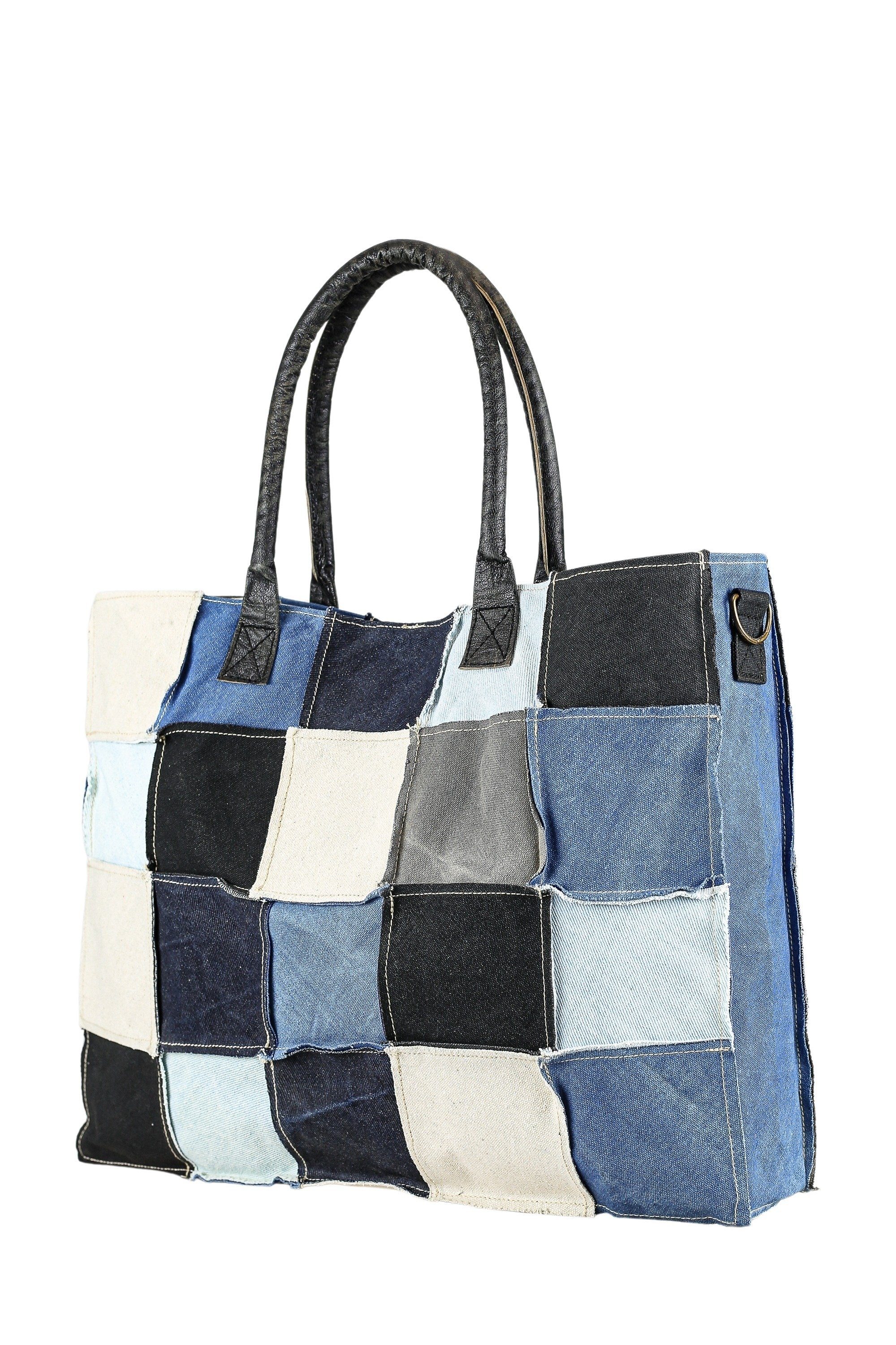 COLLEZIONE ALESSANDRO Schultertasche Patchwork Jeans, aus 45 Jeanspatches g günstig online kaufen