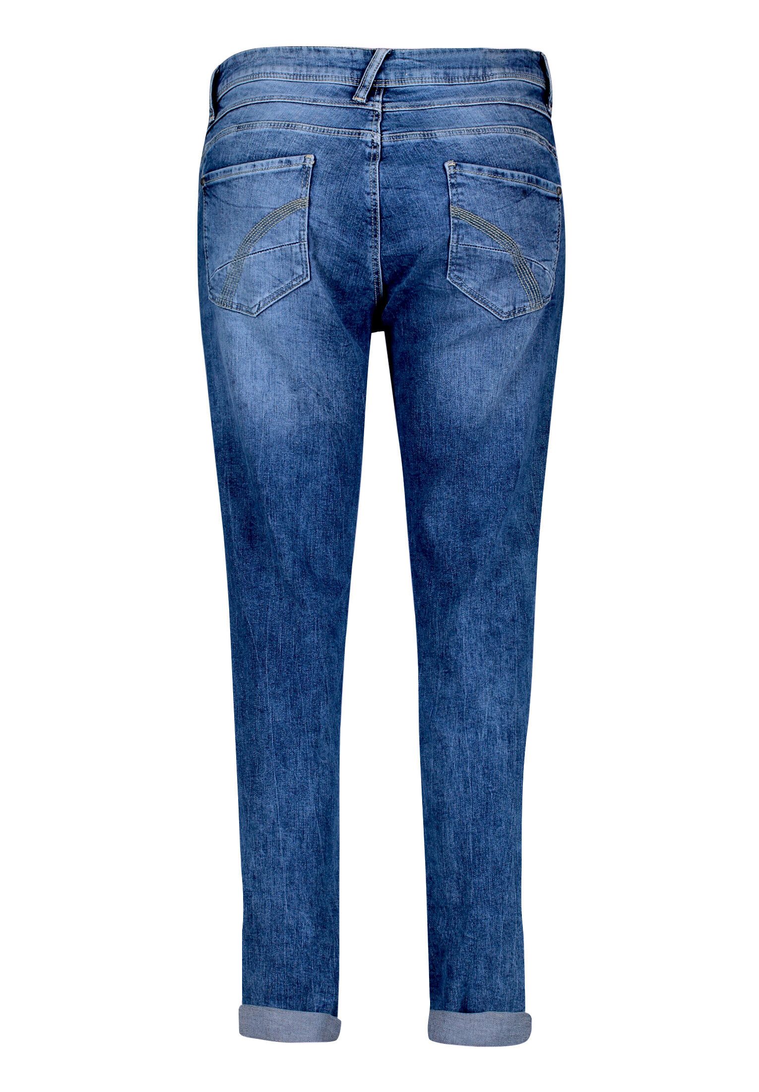 Cartoon Boyfriend-Jeans Damen mit Nieten
