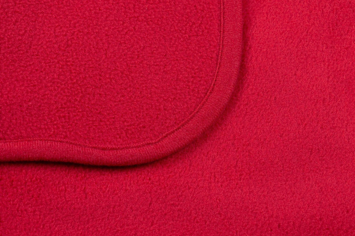 Wohndecke, ZOLLNER, hochwertiges Einfassband, 130 vielen Farben cm, 100% rot Polyester, 170 in modernen verfügbar x