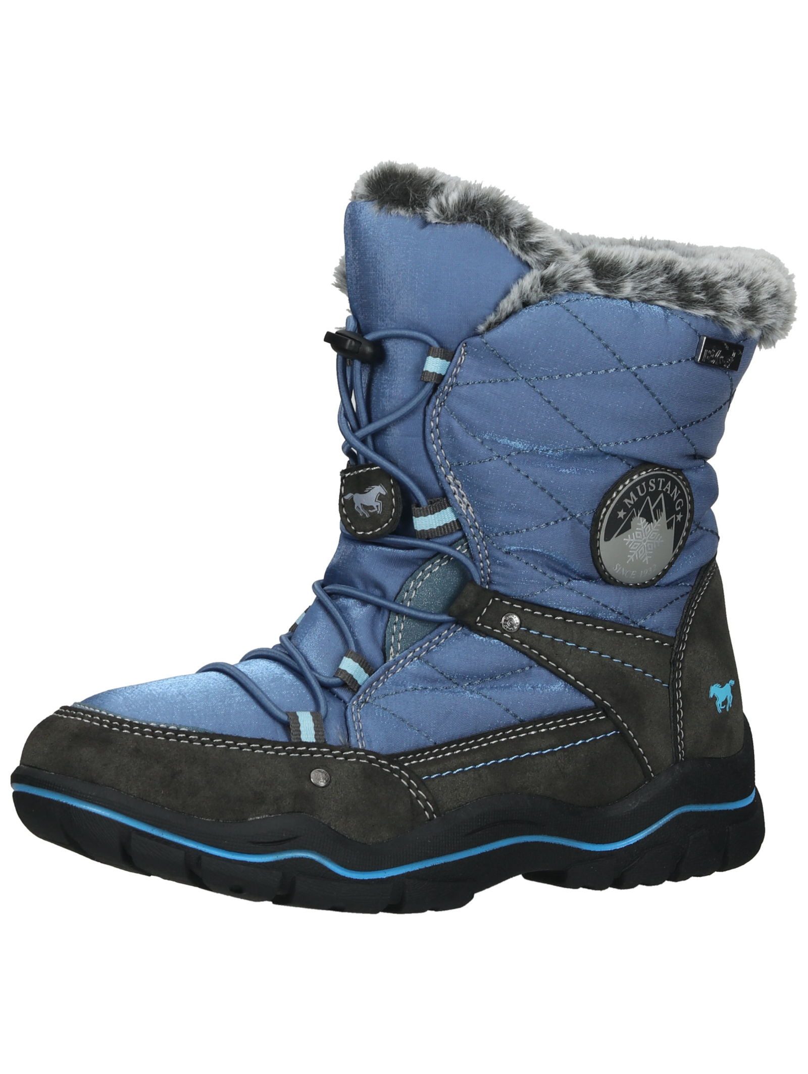 Mustang Shoes Mustang Shoes Stiefelette Lederimitat/Textil Schnürstiefelette