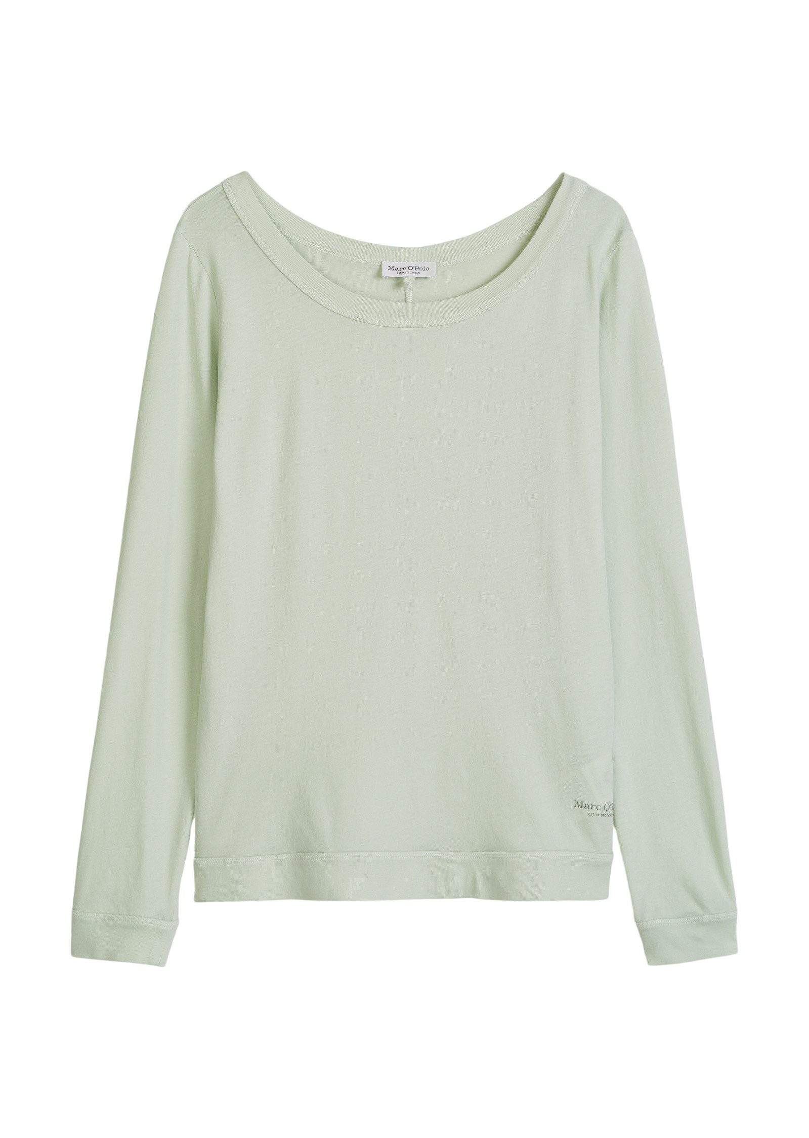 Langarmshirt aus weichem Baumwoll-Single-Jersey