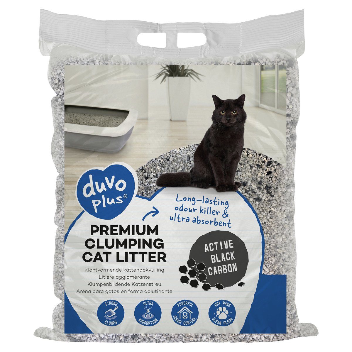Katzenstreu Katzenstreu Premium Active Black Carbon 12 kg