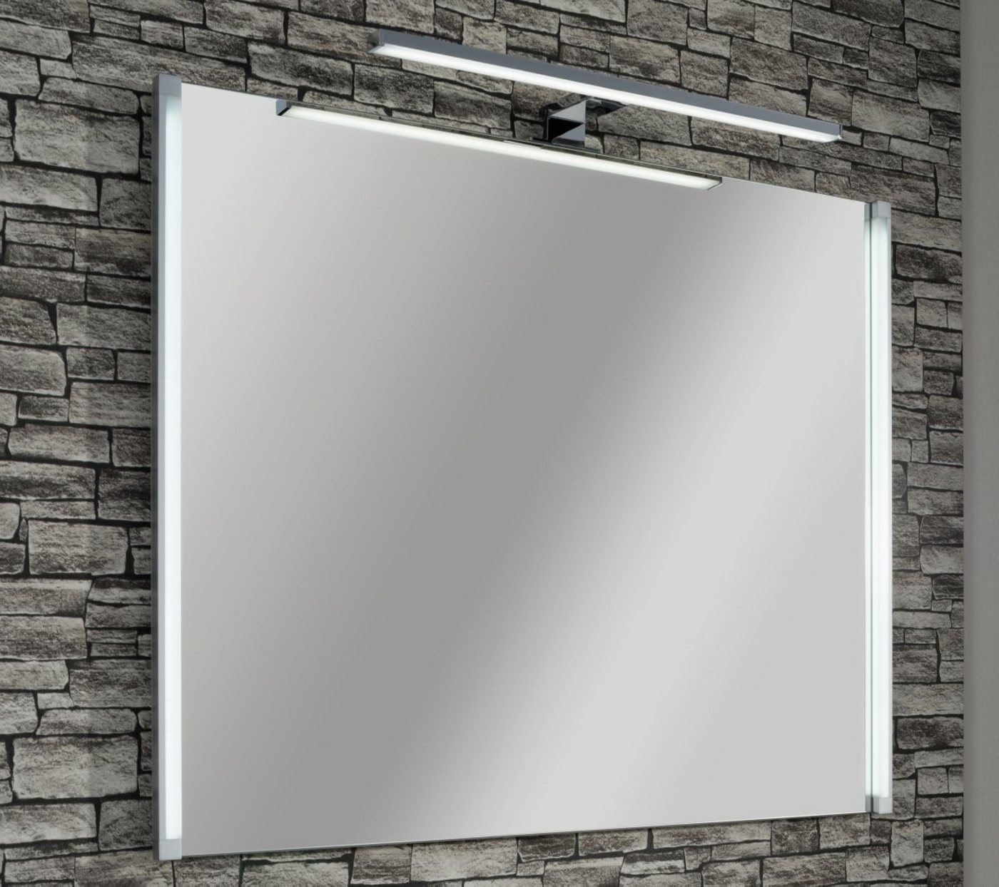 Thumbnail - FACKELMANN Badspiegel SpElement LED-LINE 81x67x4 2xStripes
