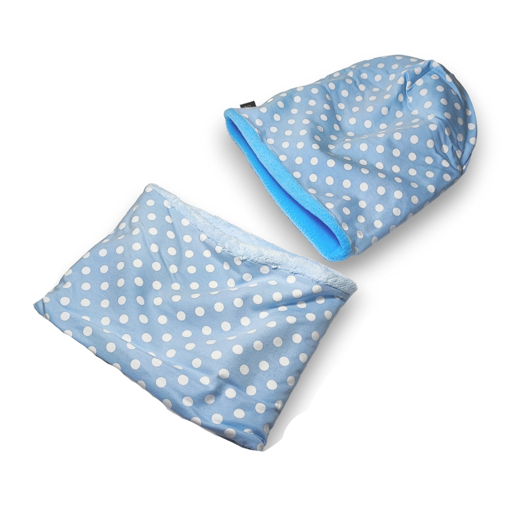 Britta Meier Beanie Warmes Kinder-Set Loop und Beanie (4-8 J) Marke Britta Meier