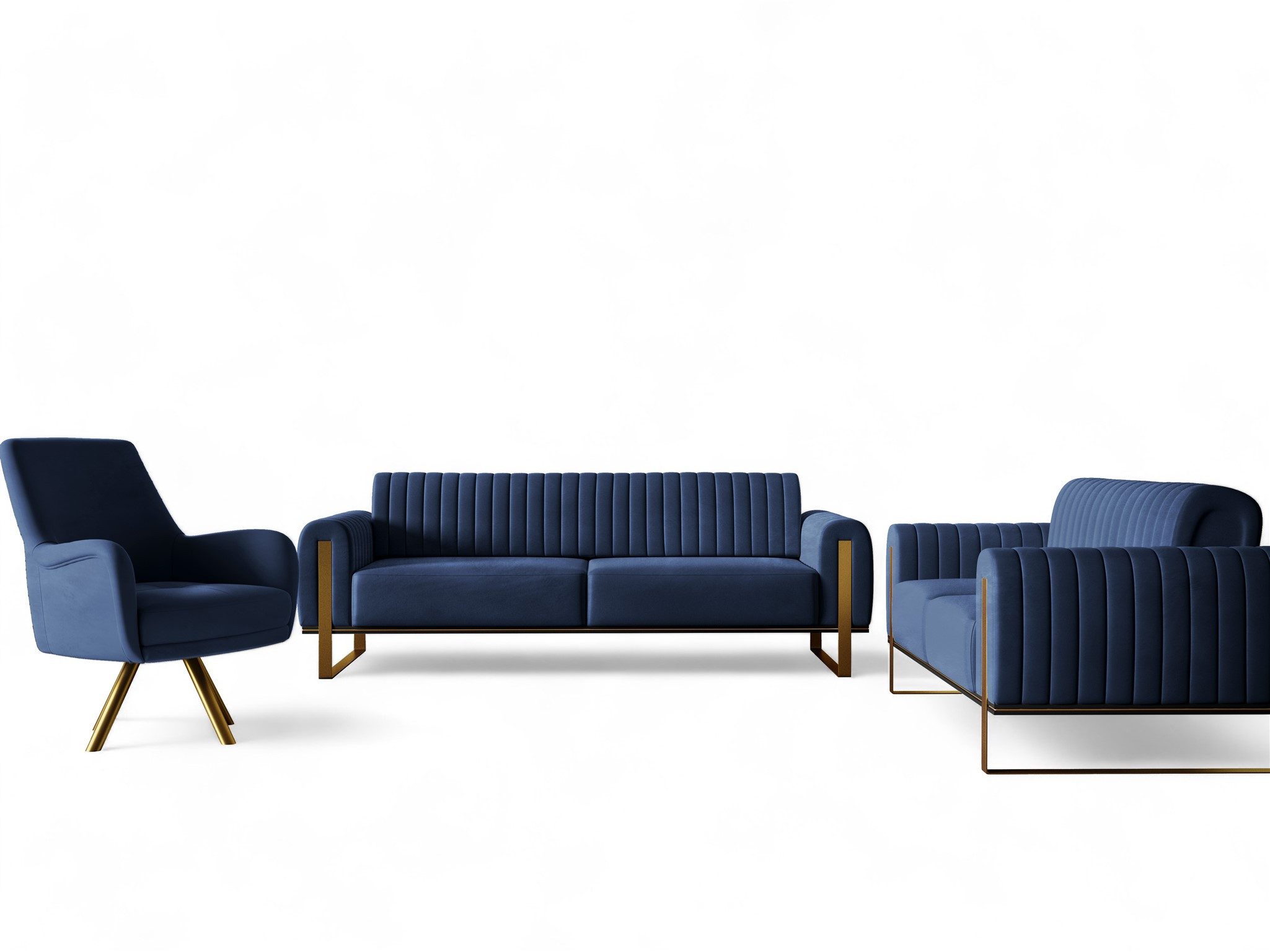 Fun Möbel Polstergarnitur Sofaset Designersofas VALERIE günstig online kaufen