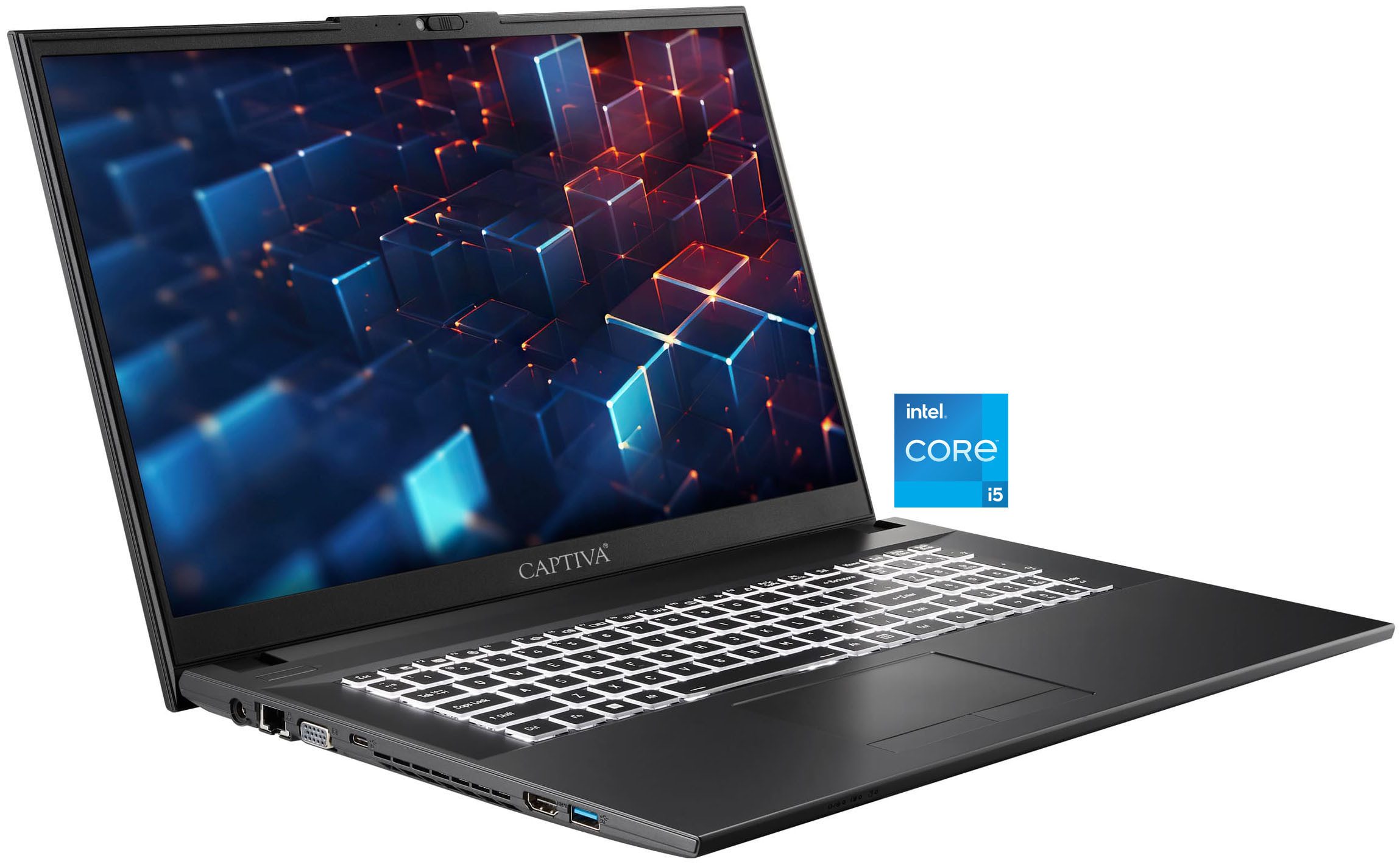 CAPTIVA Power Starter I99-225CH Business-Notebook (43,9 cm/17,3 Zoll, Intel Core i5 1335U, Iris Xe Graphics, 64 GB, 1000 GB SSD)
