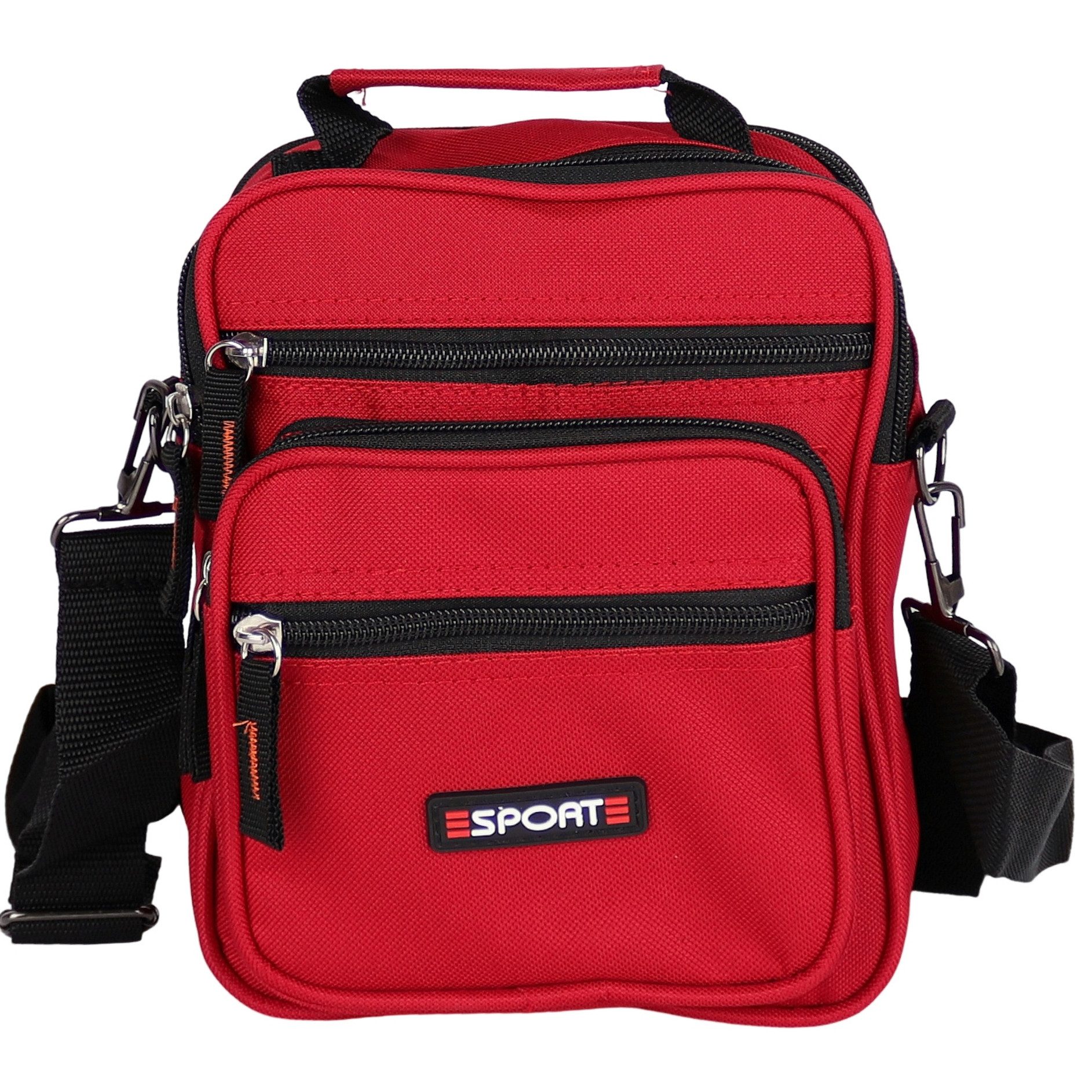 MIRROSI Umhängetasche Herren Crossbody Bag aus Stoff – kleine Schultertasche (ca.21x16x11cm)