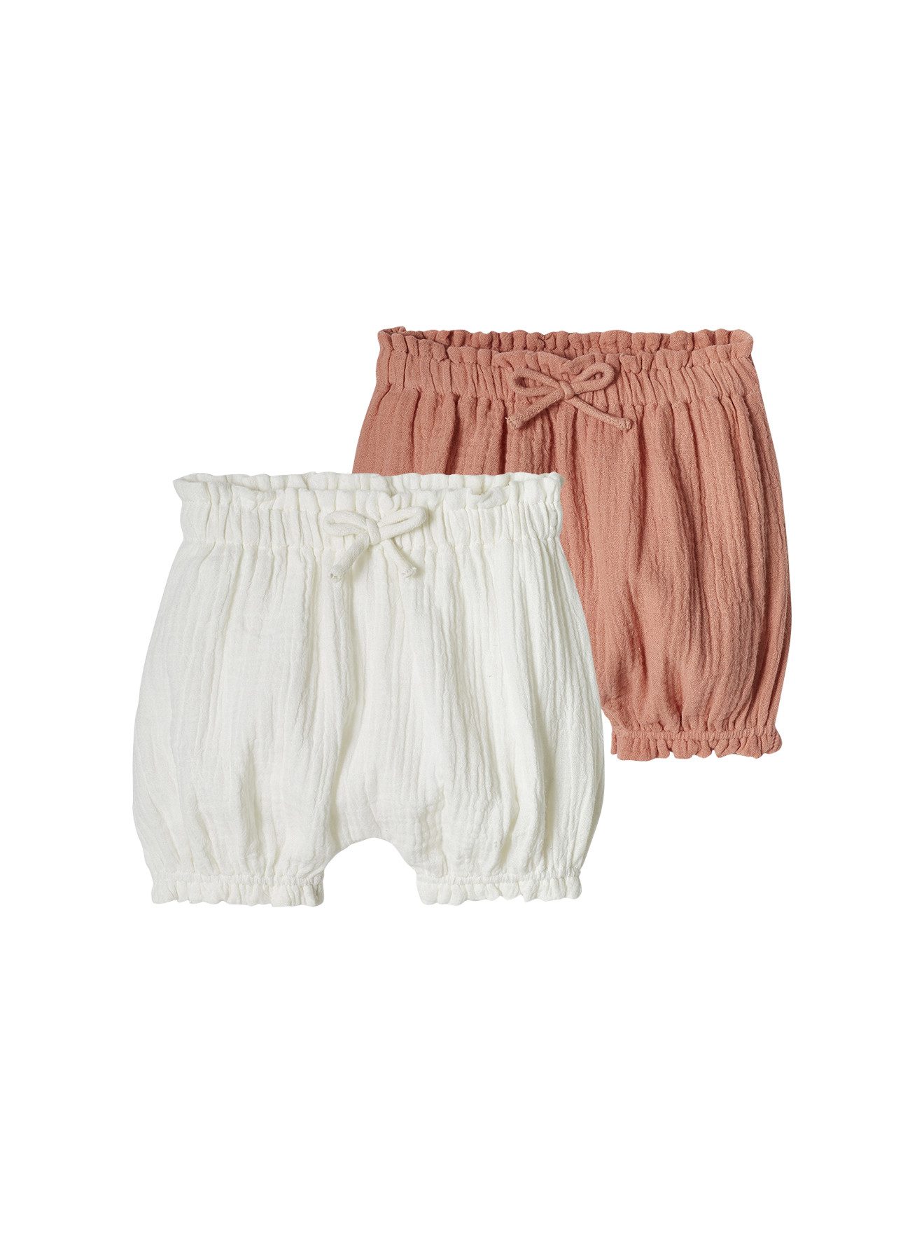 Bermudas Baby Spielhosen aus Musselin