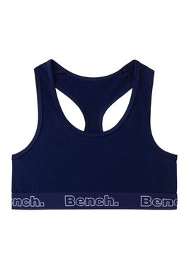 Bench. Bustier (Packung, 3-tlg) mit kontrastfarbigem Bündchen und Racerback