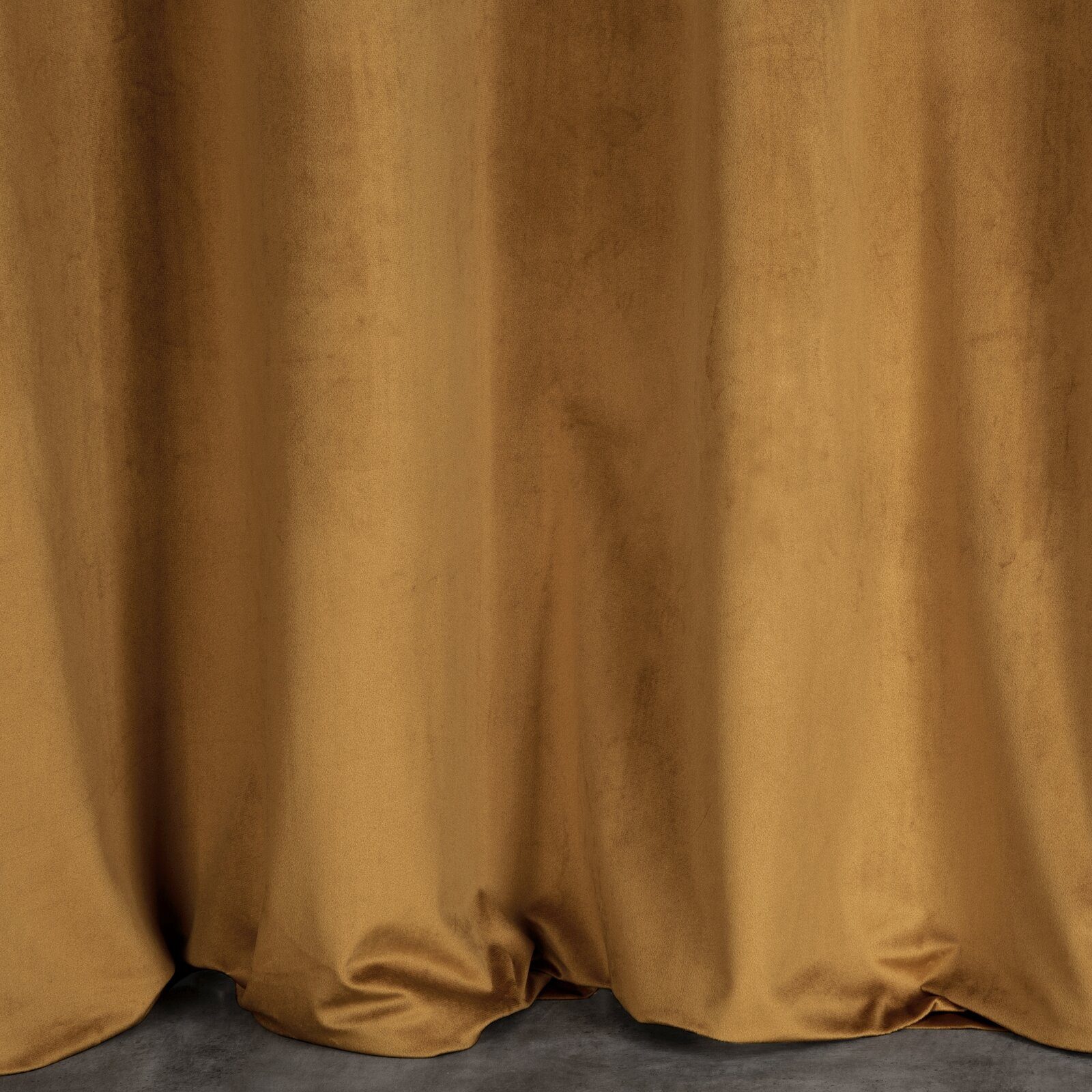 Design91 Vorhang Samtvorhänge 140x250 cm (1 St), Ösen, blickdicht, Samt, Wohnzimmer – Bild 4 von 5